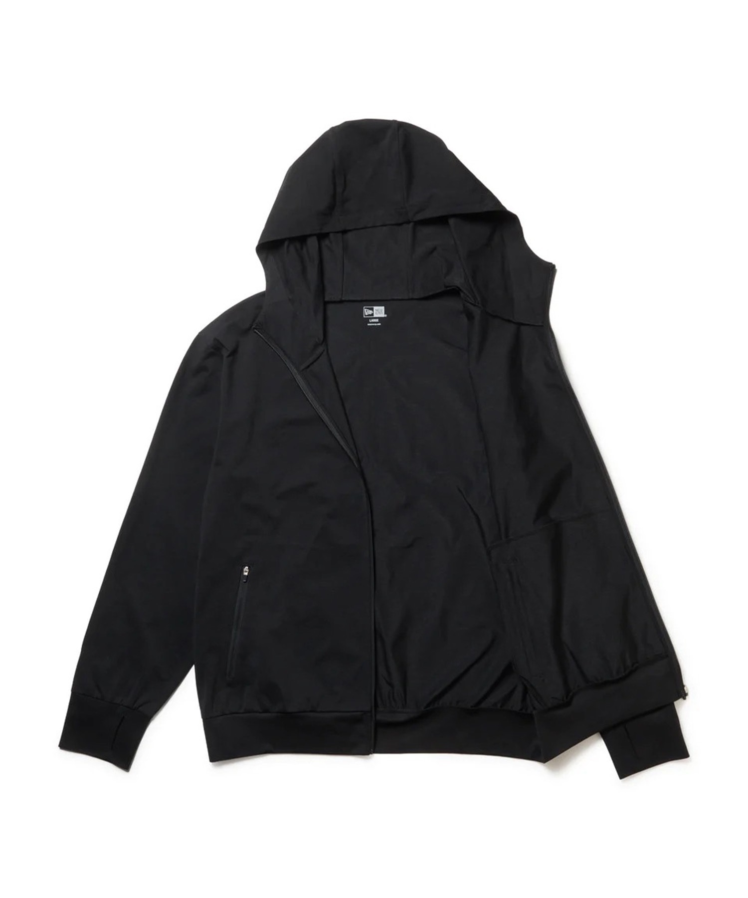 NEW ERA ニューエラ ジップアップ パーカー メンズ UVカット OD UTILITY PARKA 14774243(BLK-M)