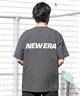 NEW ERA ニューエラ 水着 ラッシュガード 半袖 Tシャツ メンズ UVカット 撥水 ストレッチ 耐塩素 水陸両用 14774251(GRY-M)