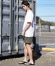 NEW ERA ニューエラ 半袖 Tシャツ メンズ UVカット Wordmark Logo ラッシュガード 14774253(WHT-M)
