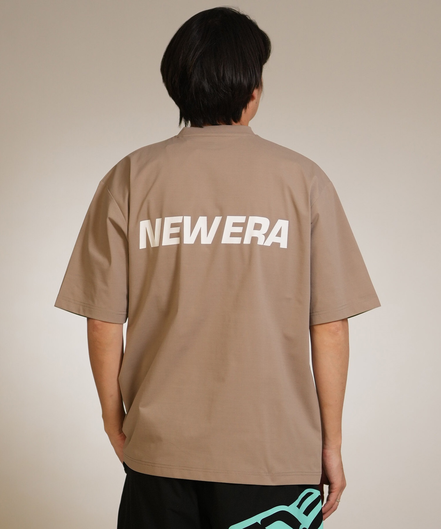 NEW ERA ニューエラ 水着 ラッシュガード 半袖 Tシャツ メンズ バック
