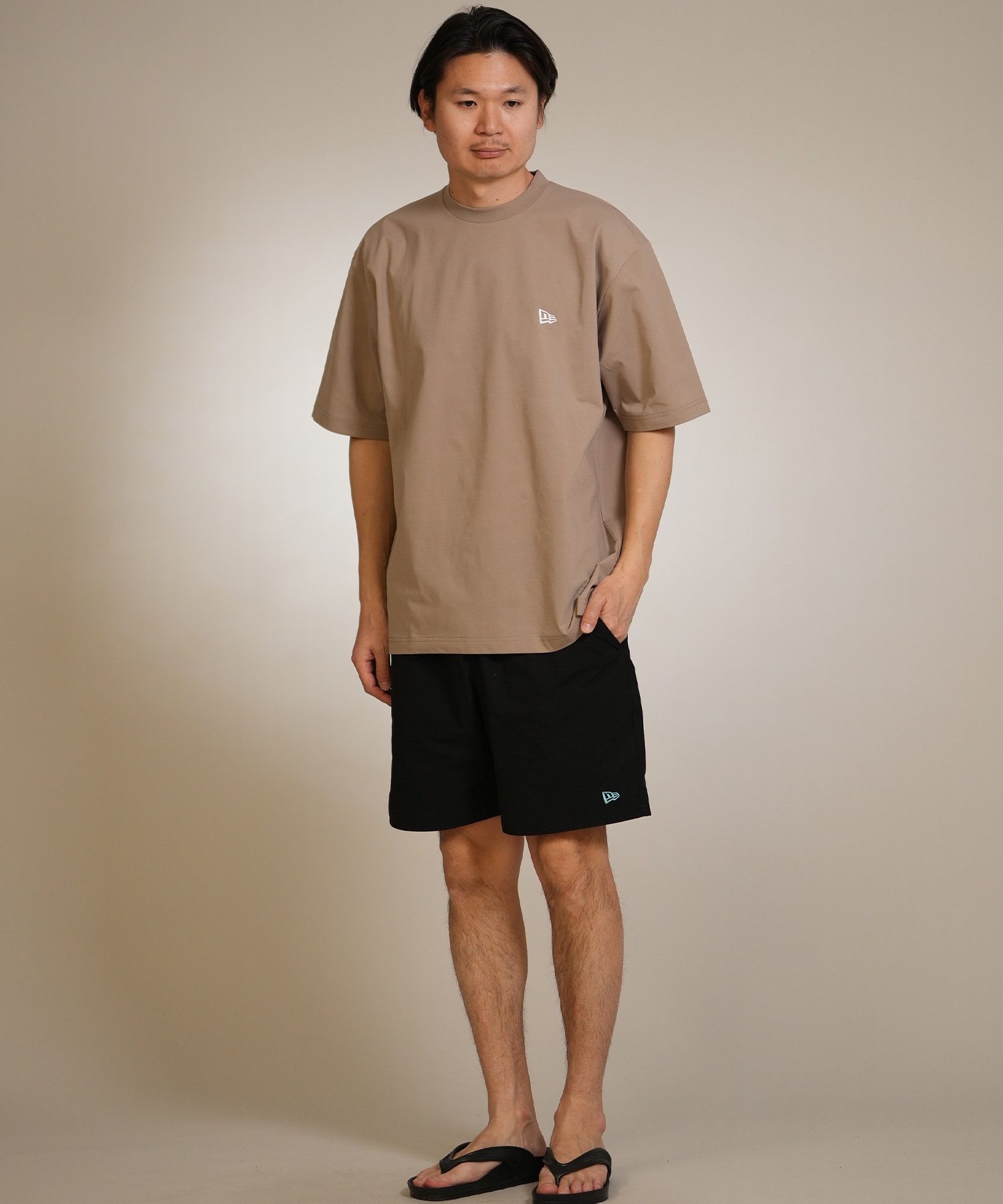 NEW ERA ニューエラ 水着 ラッシュガード 半袖 Tシャツ メンズ バック