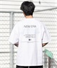 NEW ERA ニューエラ 水着 ラッシュガード 半袖 Tシャツ メンズ UVカット 吸水速乾 耐塩素 耐海水 水陸両用 14774256(WHT-M)