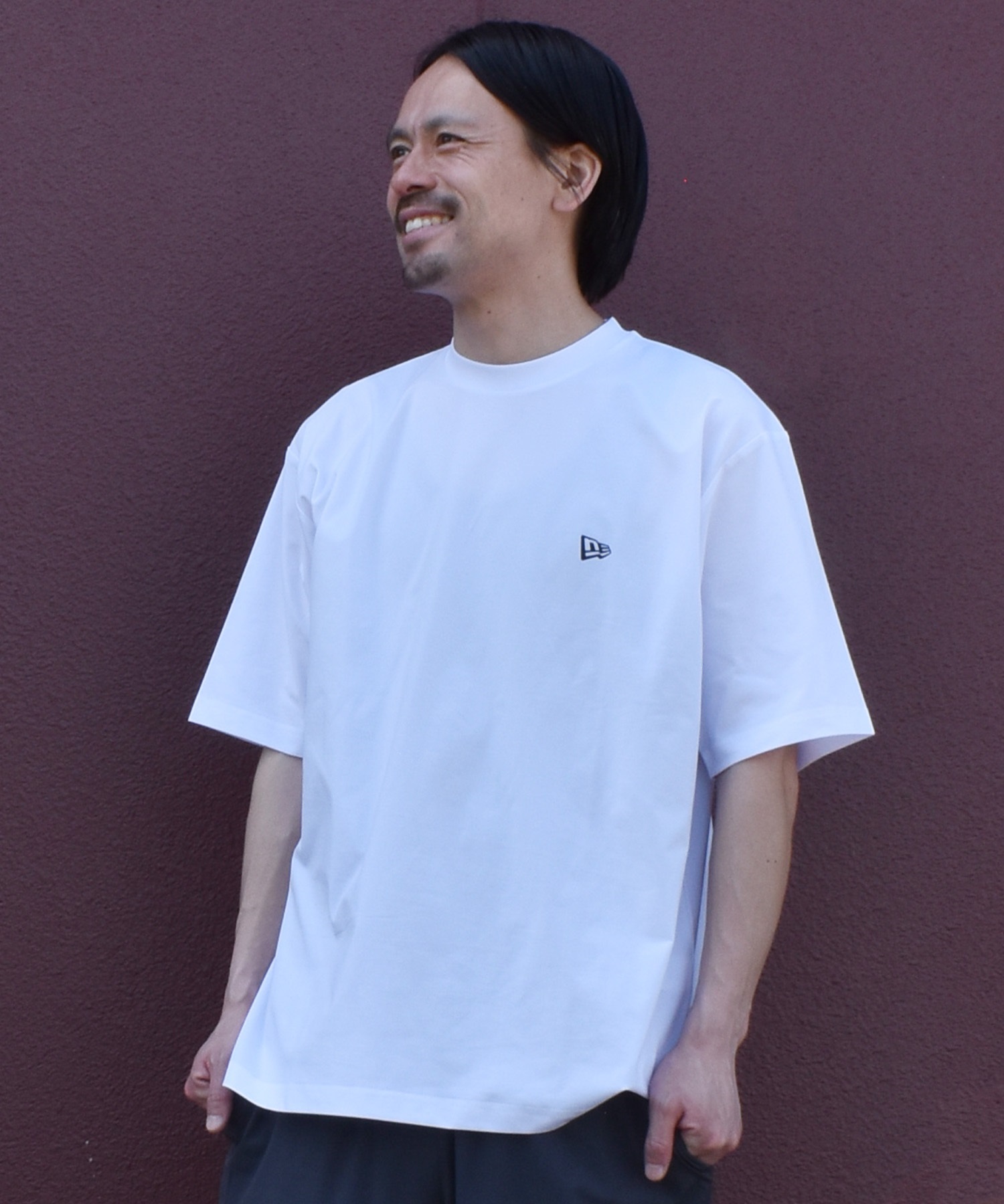 NEW ERA ニューエラ 水着 ラッシュガード 半袖 Tシャツ メンズ バック