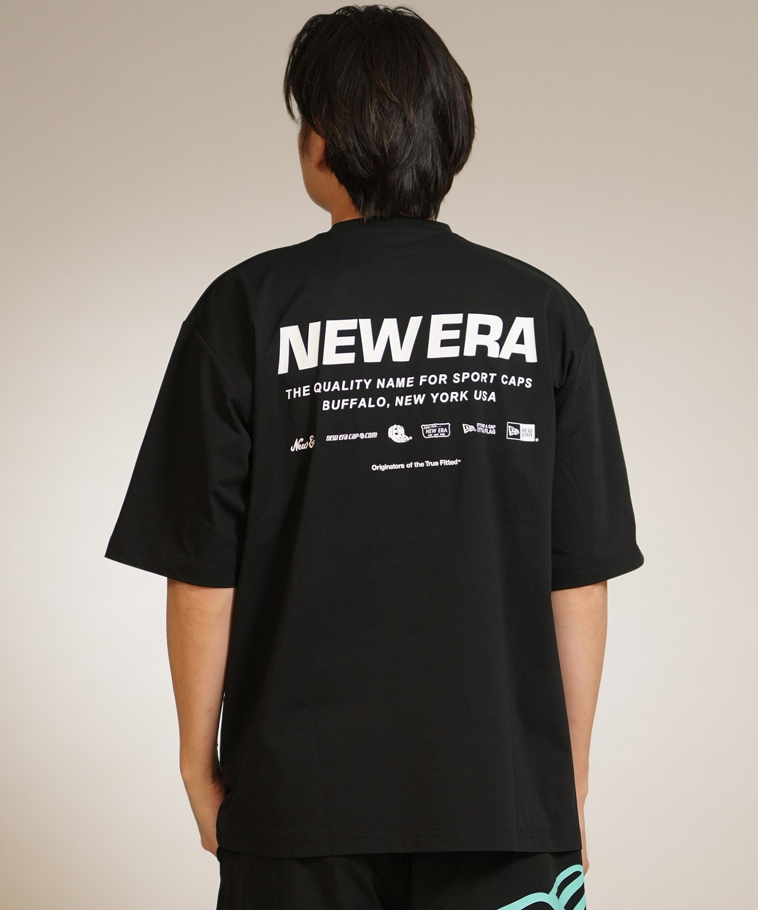 NEW ERA ニューエラ 水着 ラッシュガード 半袖 Tシャツ メンズ バック