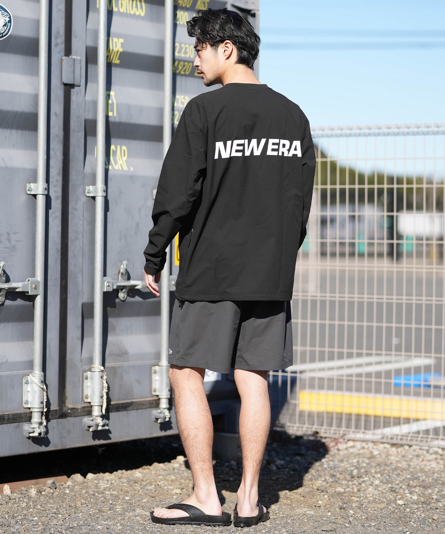 726さま専用 ニューエラ2025年　ライトブルー フード付きジャンバーXL NEW ERA ニューエラ 長袖 Tシャツ ロンT メンズ UVカット UTILITPISTE