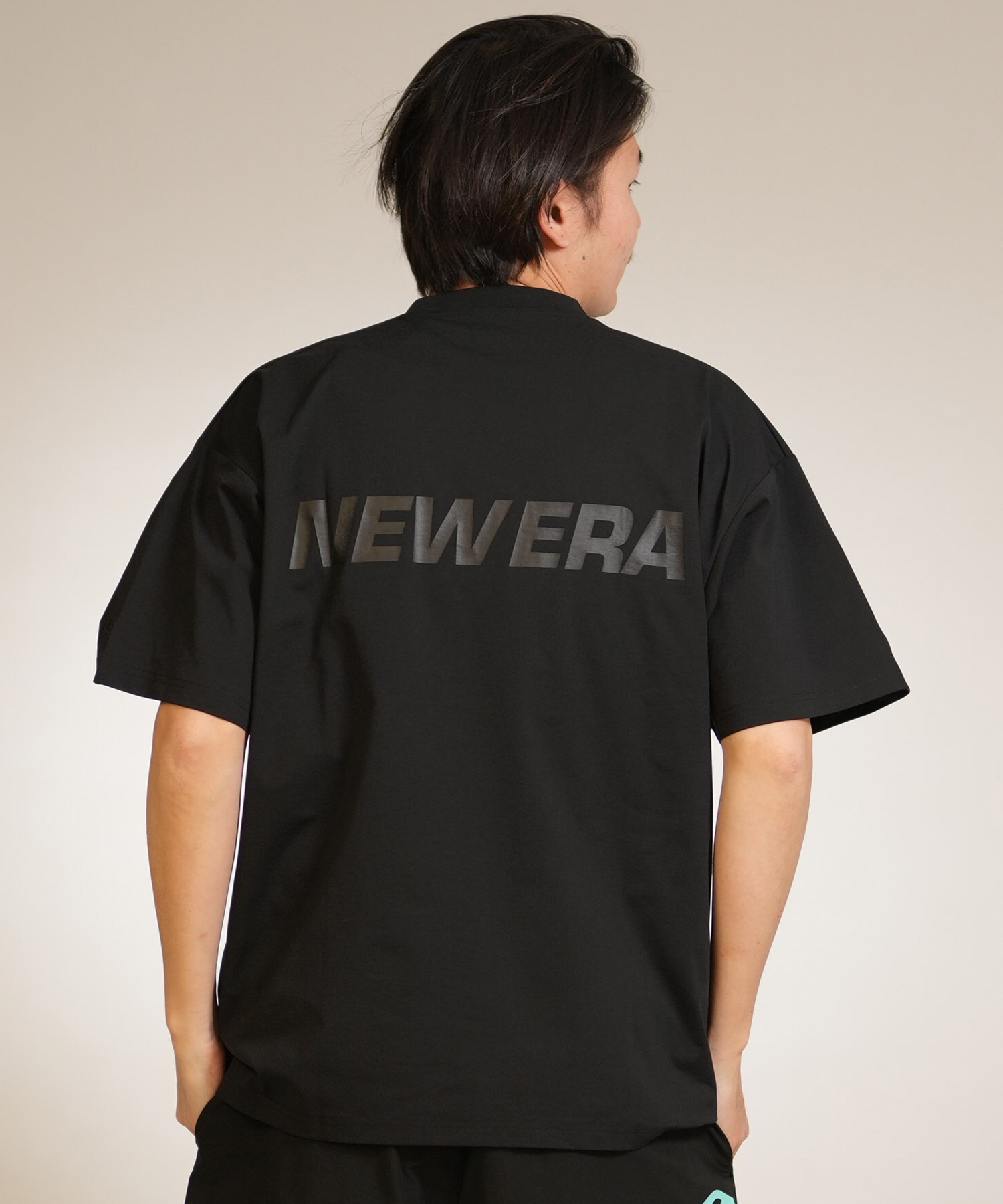 NEW ERA ニューエラ 水着 ラッシュガード 半袖 Tシャツ メンズ バック