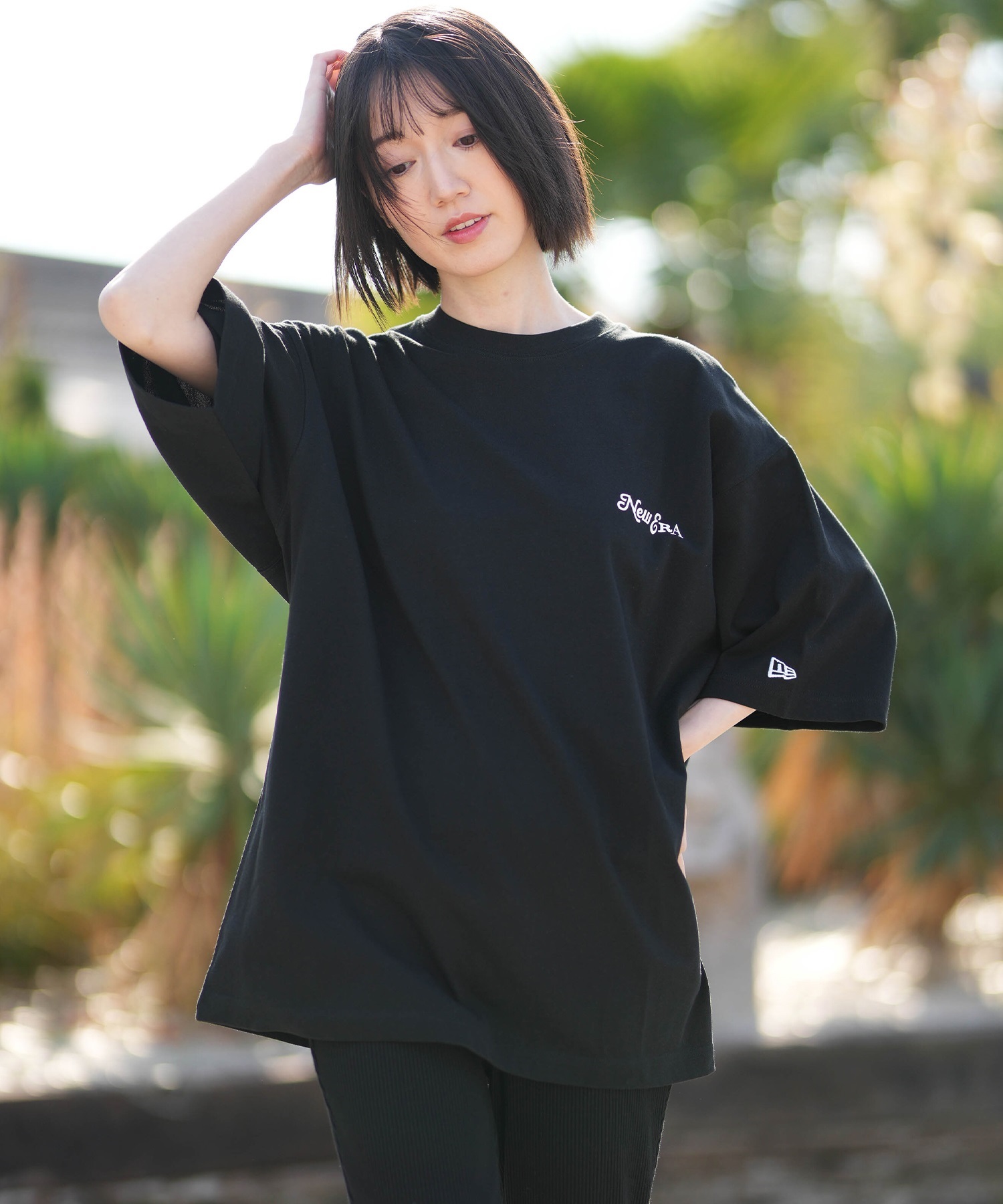 NEW ERA ニューエラ 半袖 Tシャツ レディース メンズ バックプリント NEW ERA ニューエラ 半袖 Tシャツ レディース メンズ バックプリント