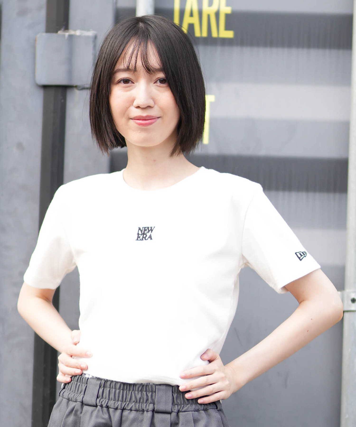 NEW ERA ニューエラ 半袖 Tシャツ レディース ロゴ WS SS MINI TUARE