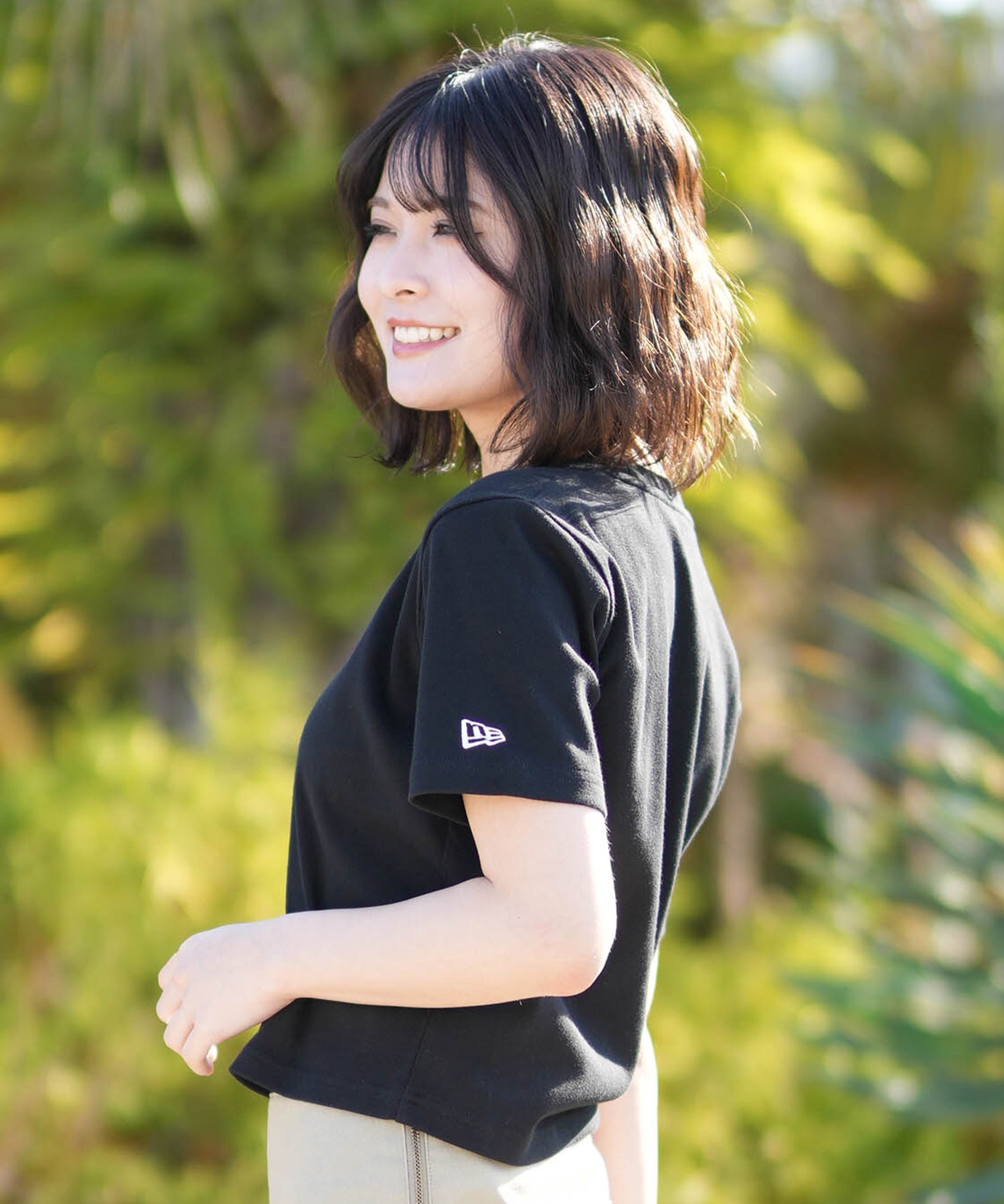NEW ERA ニューエラ 半袖 Tシャツ レディース ロゴ WS SS MINI TUARE