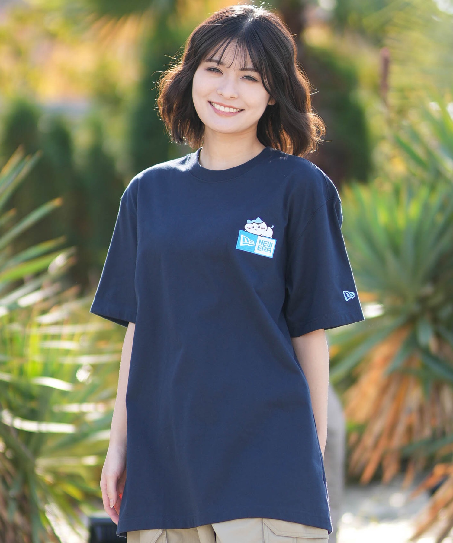 NEW ERA 3-Pack 半袖 Tシャツ　ちいかわ・ハチワレ・うさぎ NEW ERA ニューエラ 半袖 Tシャツ レディース ちいかわ・ハチワレ