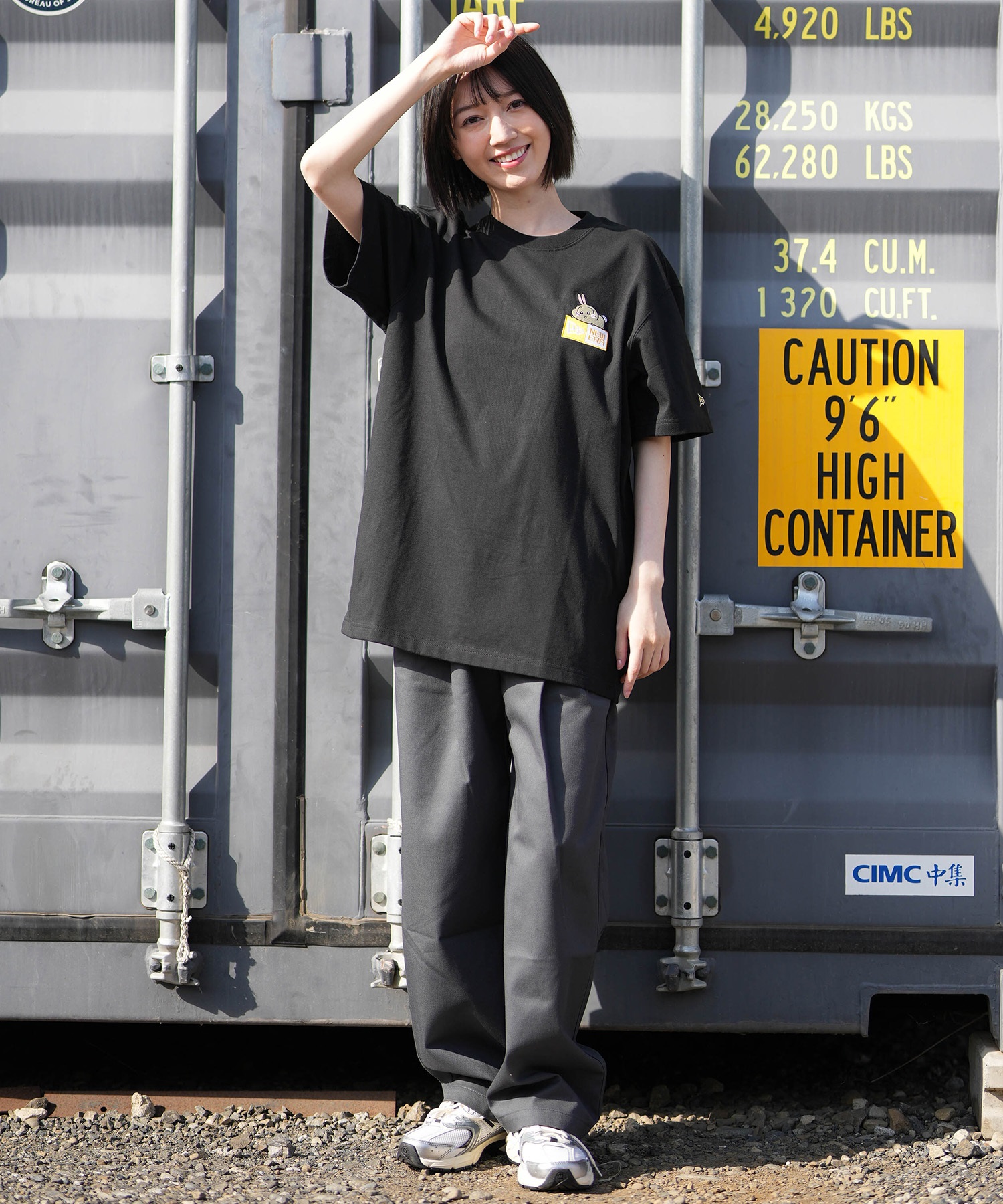 NEW ERA ニューエラ 半袖 Tシャツ レディース ちいかわ・ハチワレ