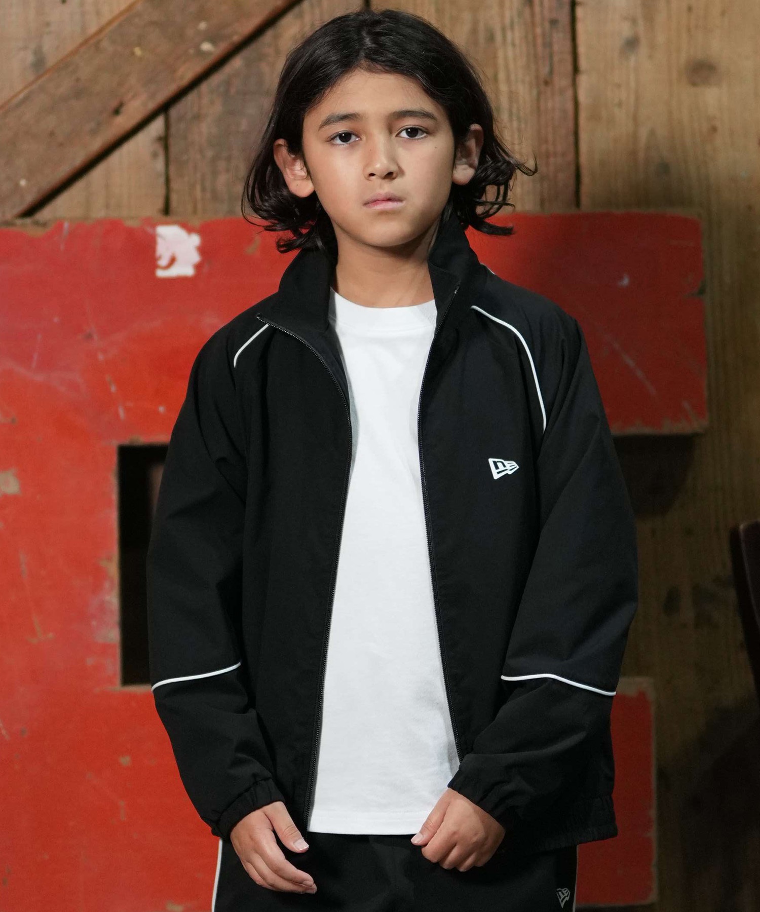 NEW ERA ニューエラ ジャケット キッズ 子供 ロゴ PA YTH OS PIPBOX