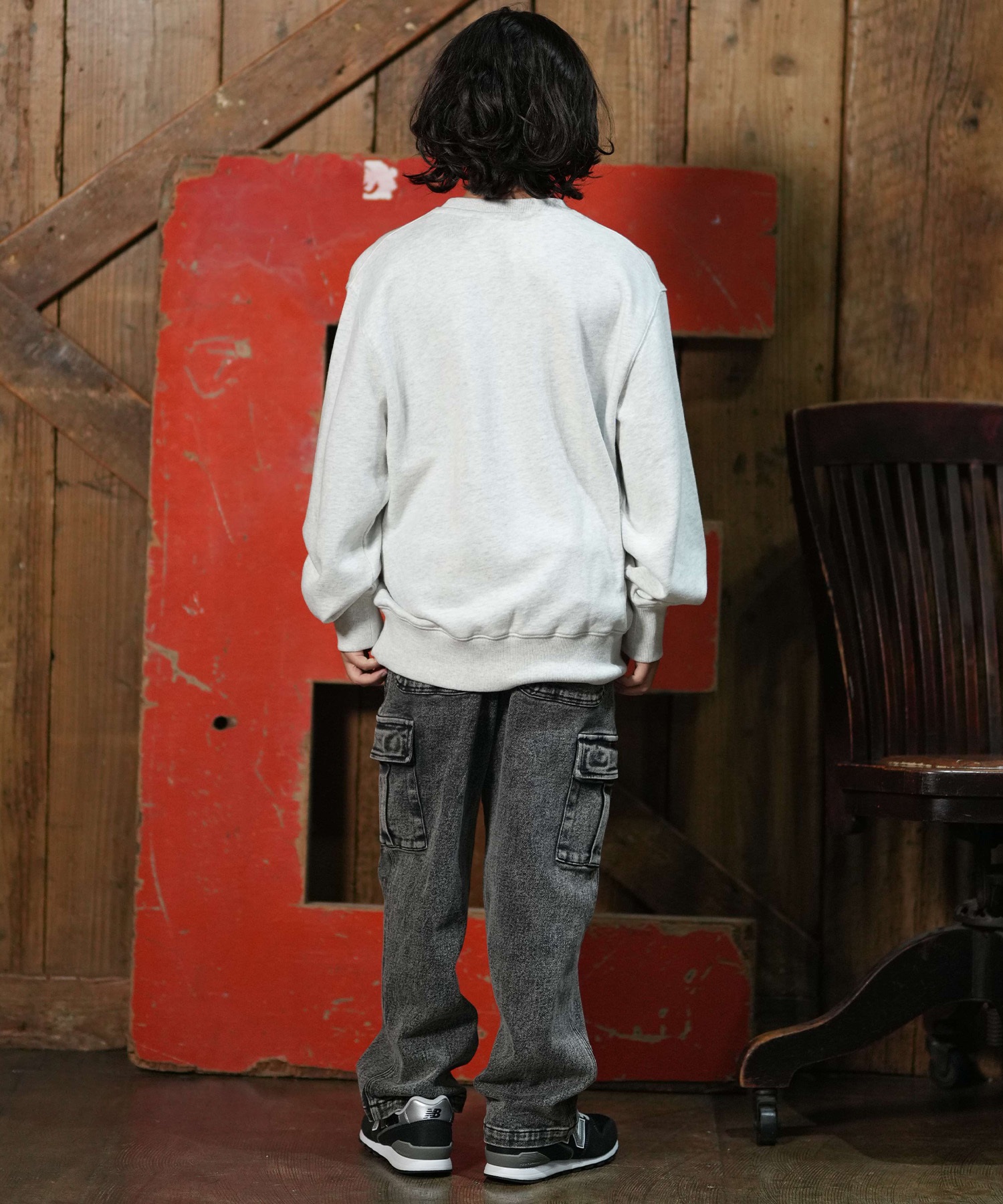 NEW ERA ニューエラ トレーナー スウェット キッズ 子供 ロゴ 裏毛 YTH