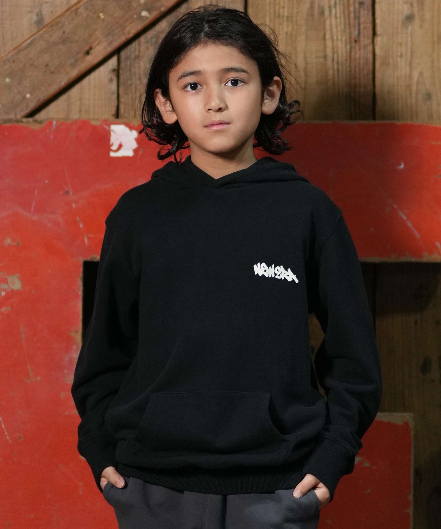 NEW ERA ニューエラ プルオーバー パーカー フーディー キッズ 子供