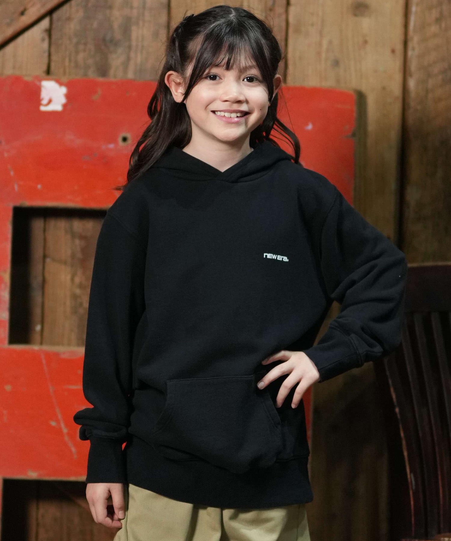 NEW ERA ニューエラ プルオーバー パーカー フーディー キッズ 子供