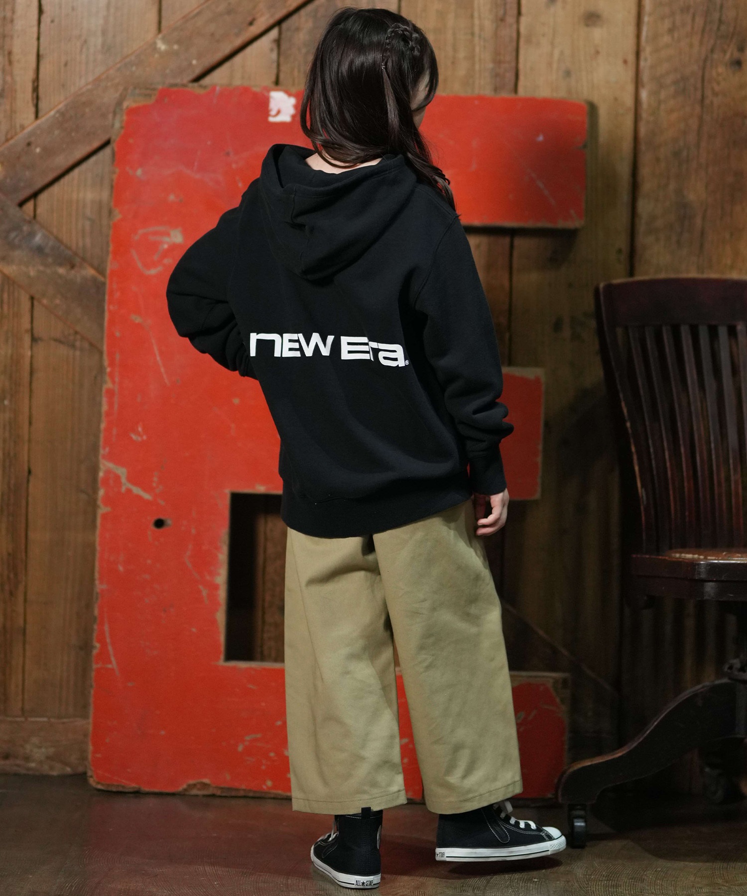 NEW ERA ニューエラ プルオーバー パーカー フーディー キッズ 子供