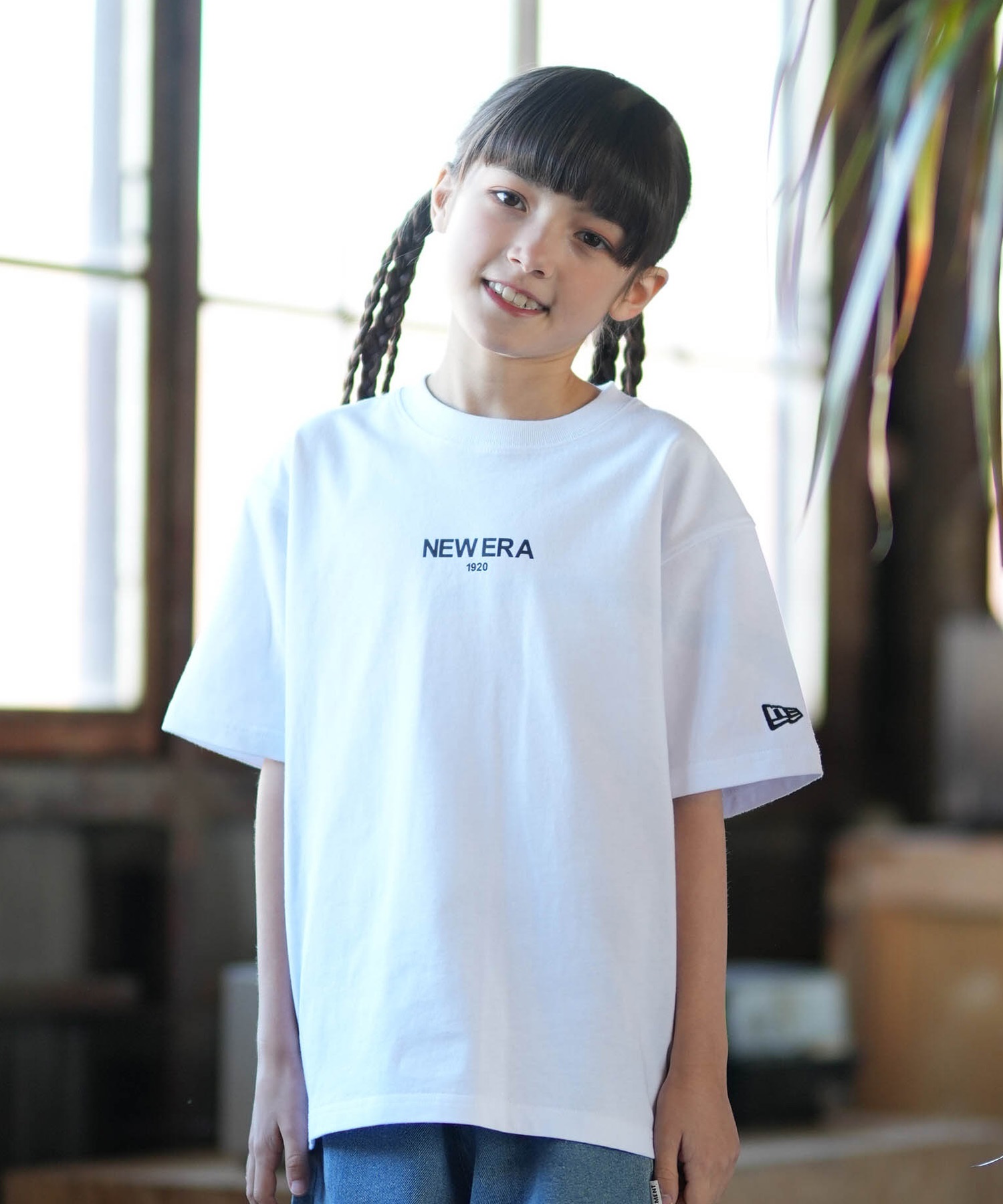 NEW ERA ニューエラ 半袖 Tシャツ キッズ ジュニア 子供 バック