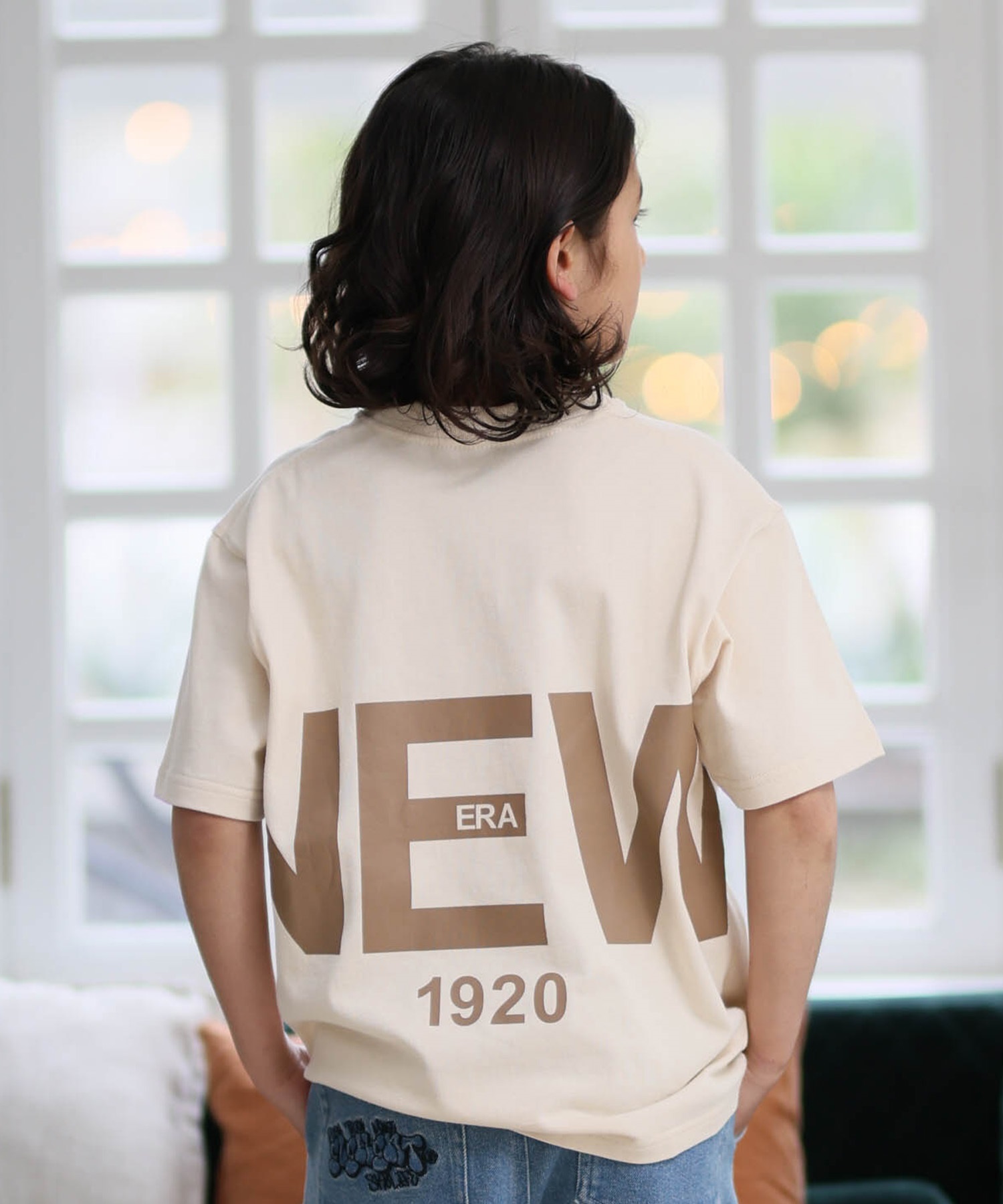 NEW ERA ニューエラ 半袖 Tシャツ キッズ ジュニア 子供 バック