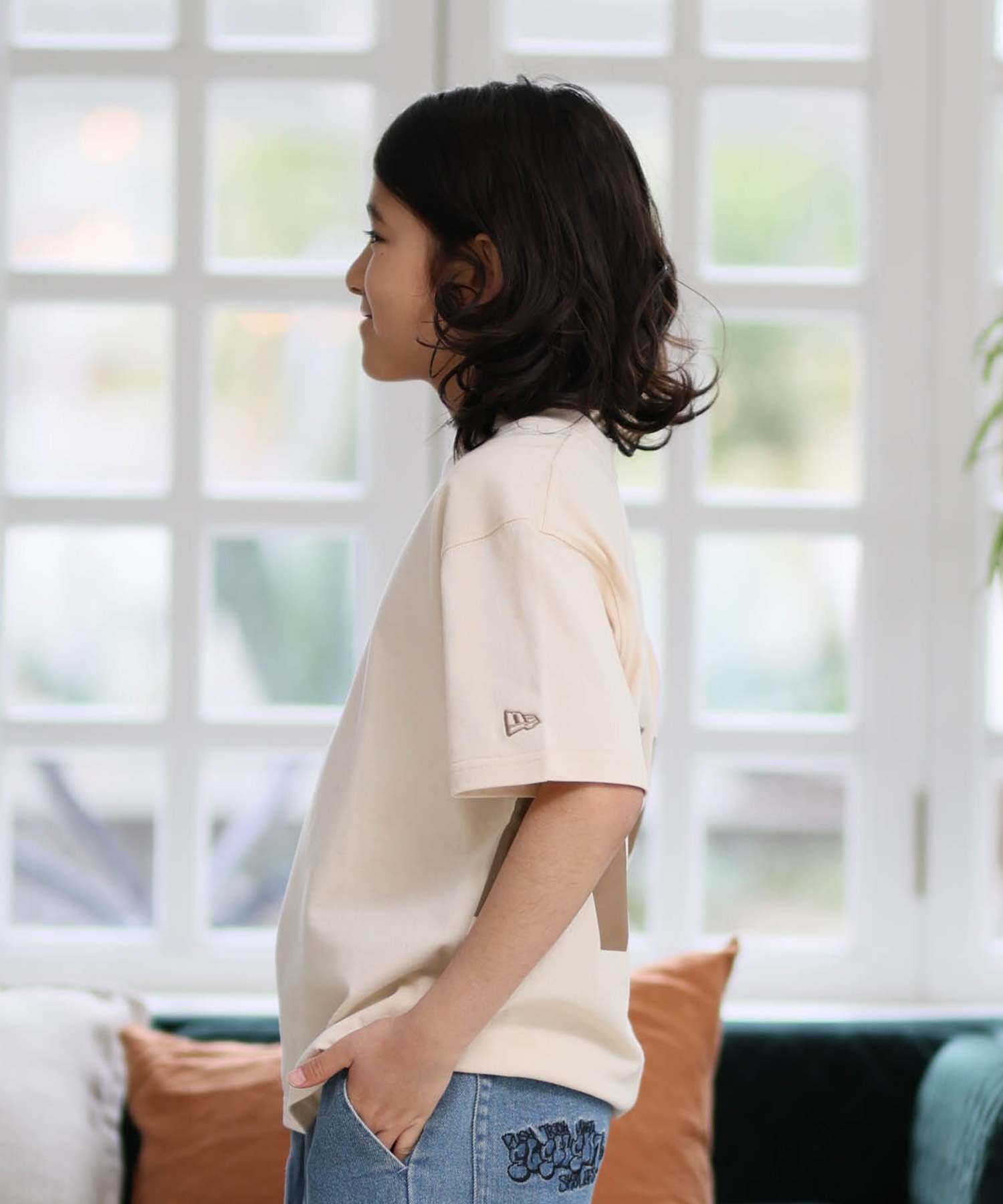 NEW ERA ニューエラ 半袖 Tシャツ キッズ ジュニア 子供 バック