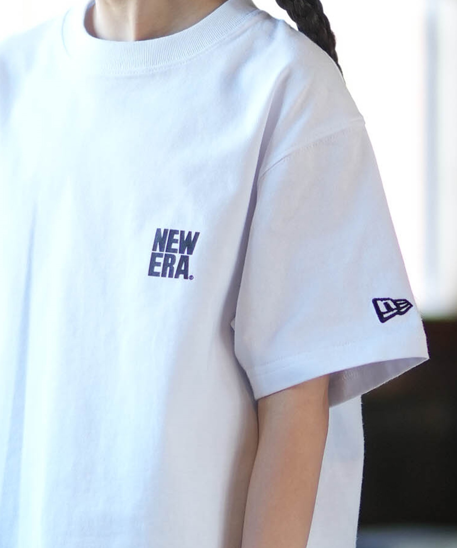NEW ERA ニューエラ 半袖 Tシャツ キッズ ジュニア 子供 シンプル YTH