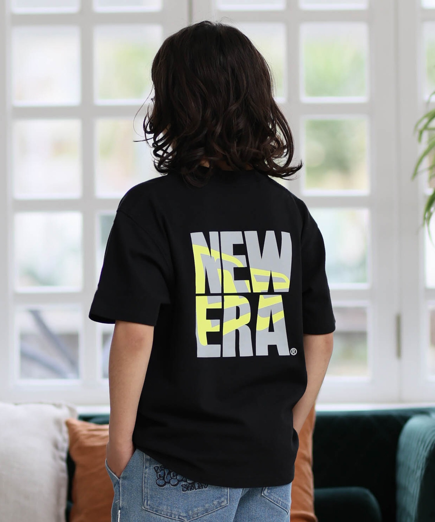 NEW ERA ニューエラ 半袖 Tシャツ キッズ ジュニア 子供 ロゴ YTH SS
