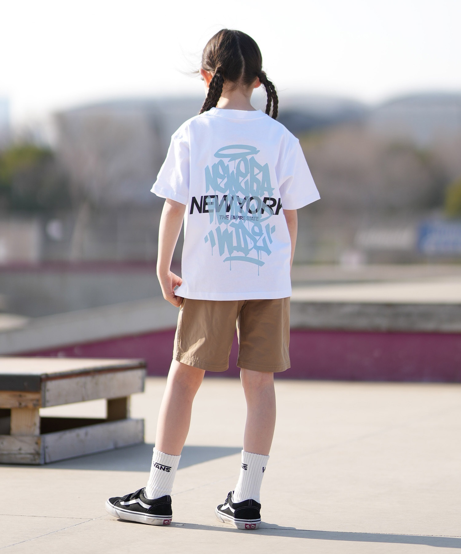 y2k ブラウン ショートパンツ ハーフパンツ 平成ギャル Sサイズ NEW ERA ニューエラ ハーフパンツ ショートパンツ キッズ ジュニア