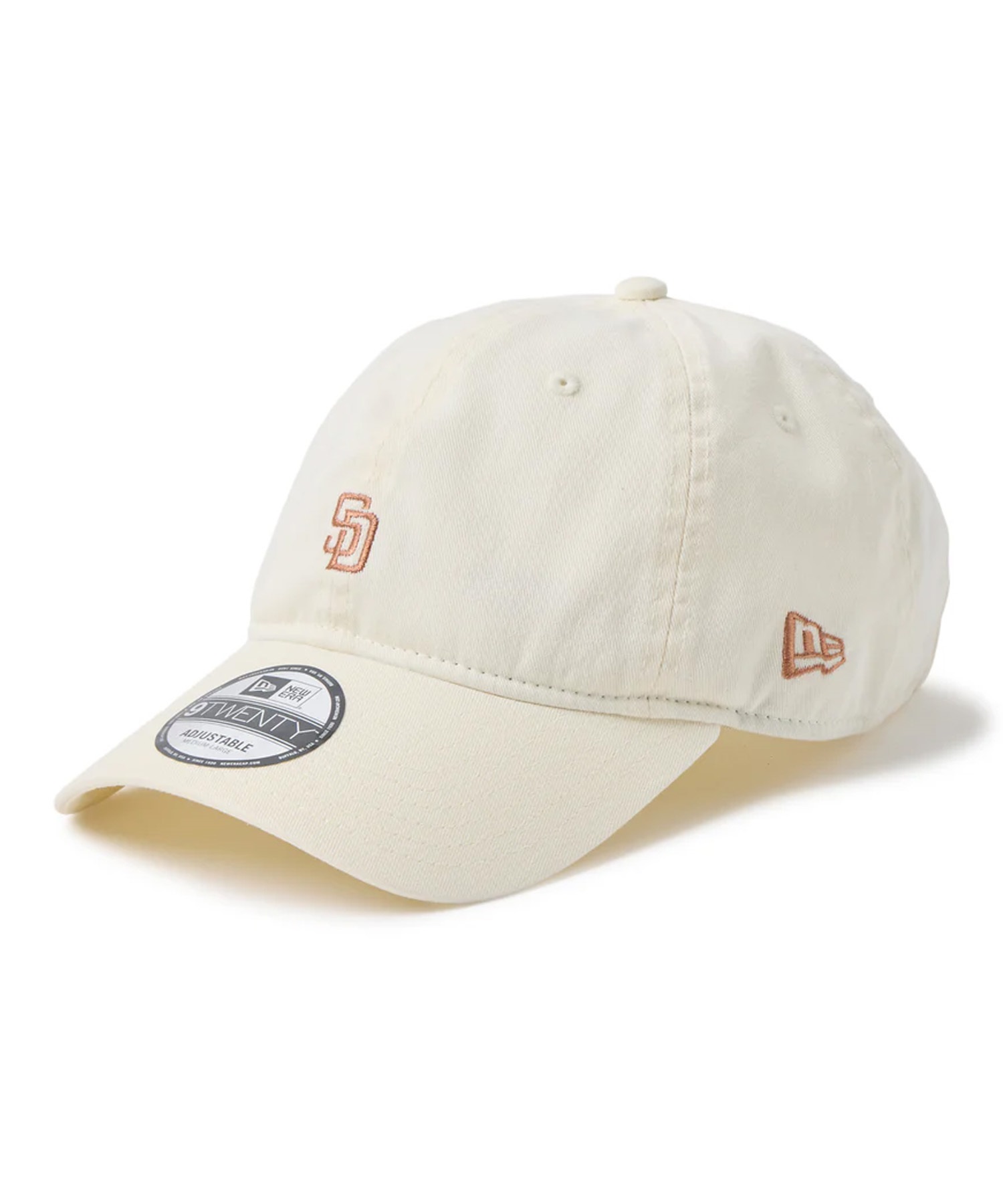 激レア【ニューエラ×パドレス】リネン ブレンド キャップ ベージュ×アイボリー NEW ERA ニューエラ キャップ 9TWENTY MLB ベージュ スウェットバンド