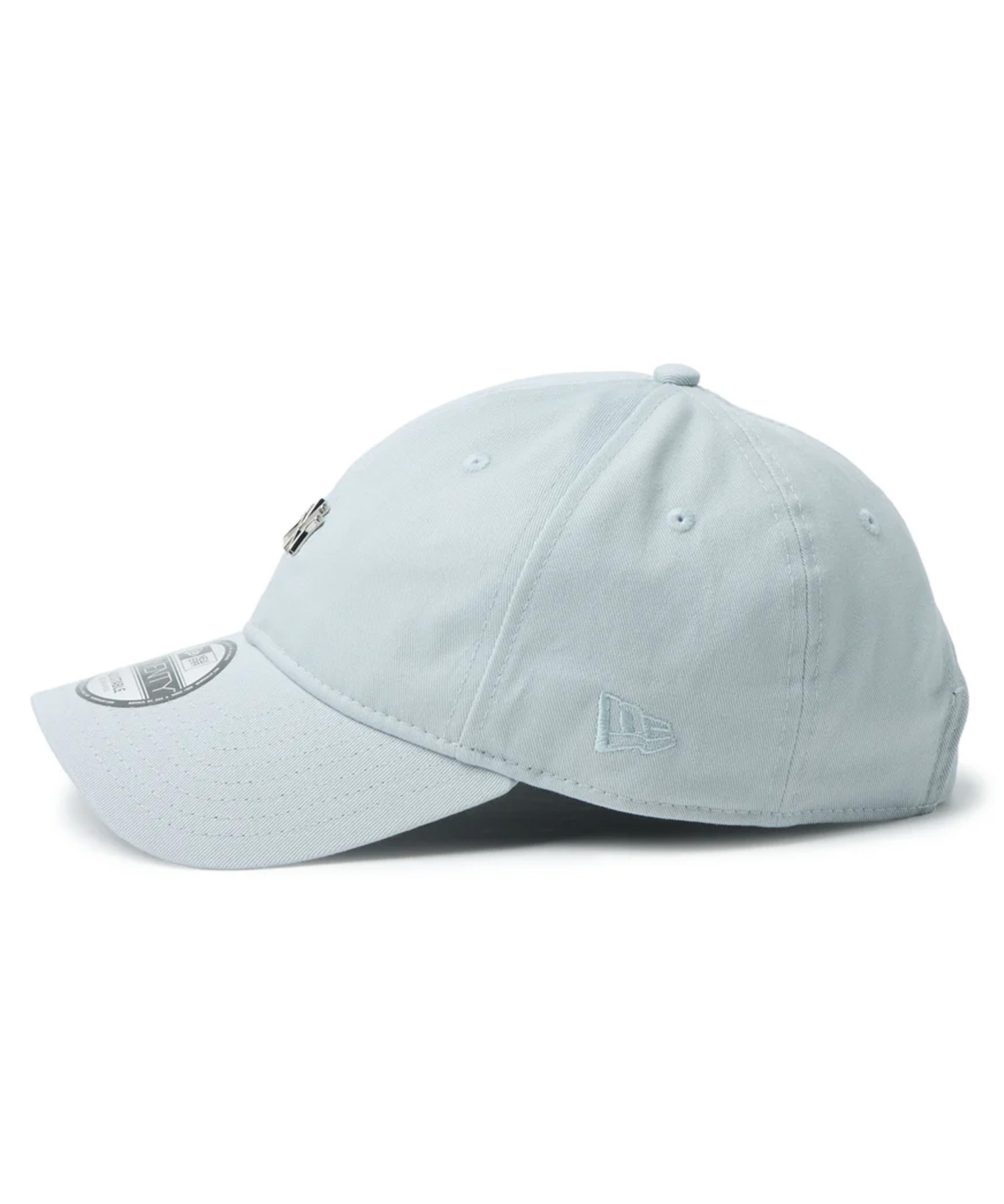 稀少サイズ【ニューエラ×ヤンキース】NYC ロゴ キャップ グレー×白ホワイト NEW ERA ニューエラ キャップ 9TWENTY Metal Logo Mini ニューヨーク
