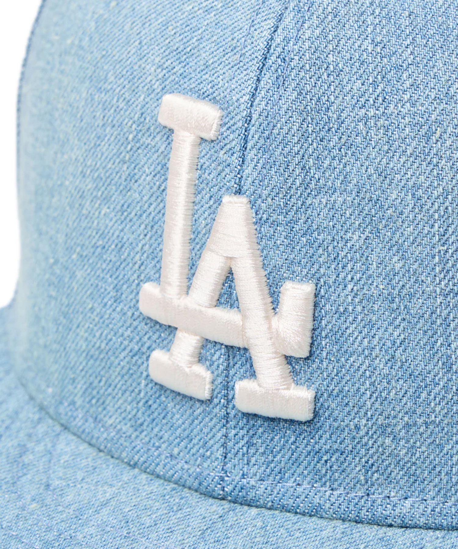 NEW ERA ニューエラ キャップ 59FIFTY MLB Damaged Denim ロサンゼルス