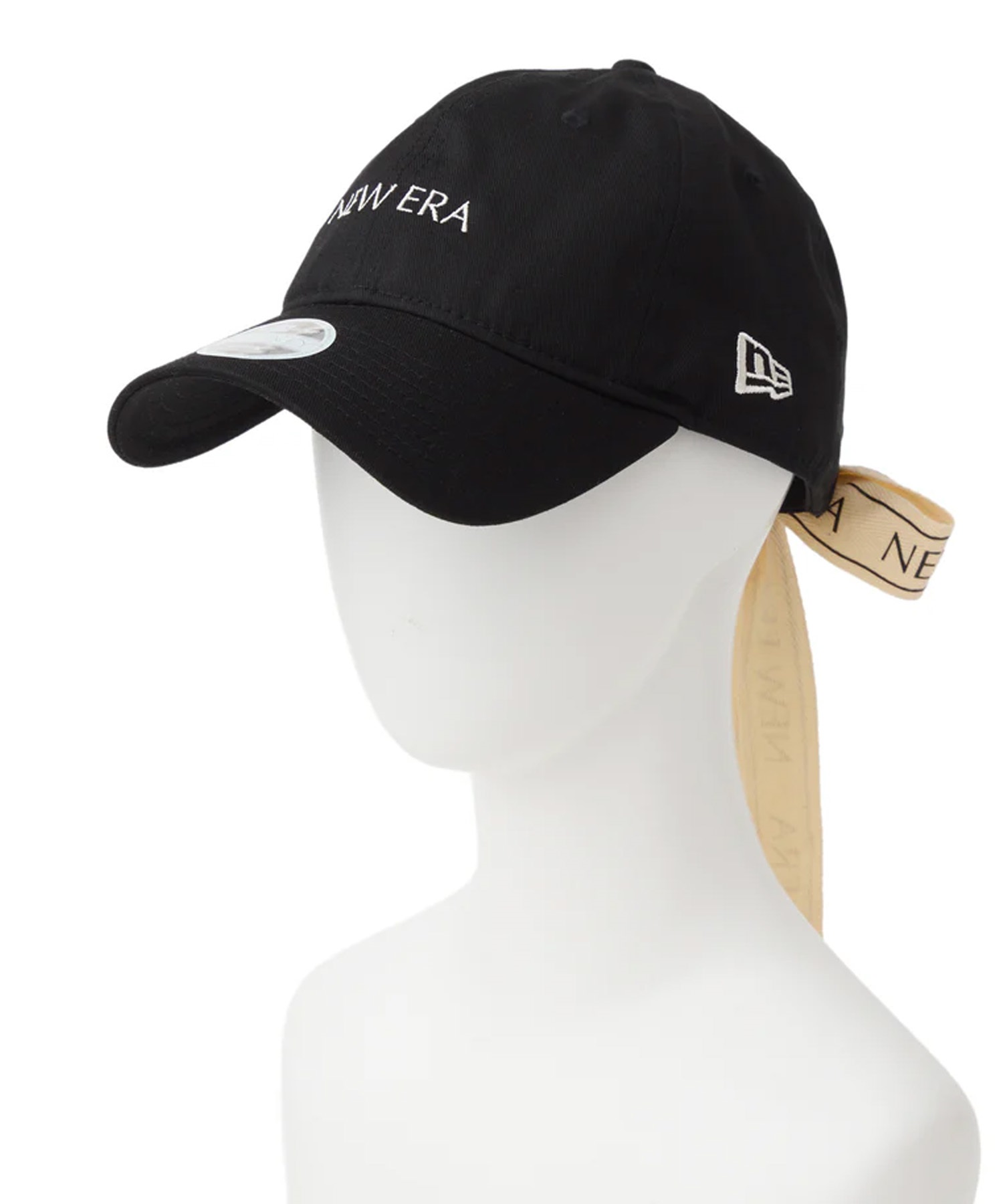 NEW ERA ニューエラ キャップ 9TWENTY ロゴテープ ブラック 14747150