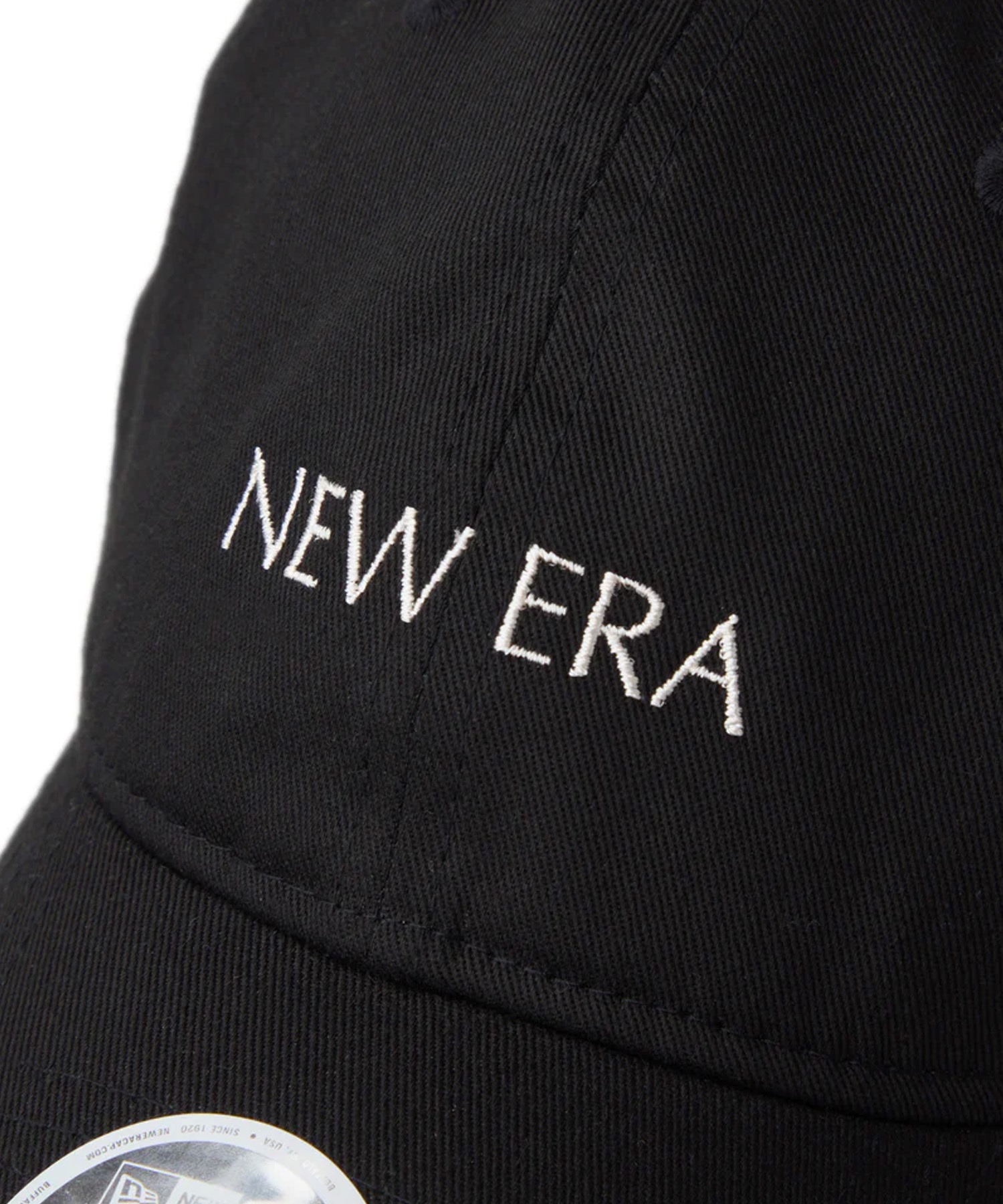 NEW ERA ニューエラ キャップ 9TWENTY ロゴテープ ブラック 14747150