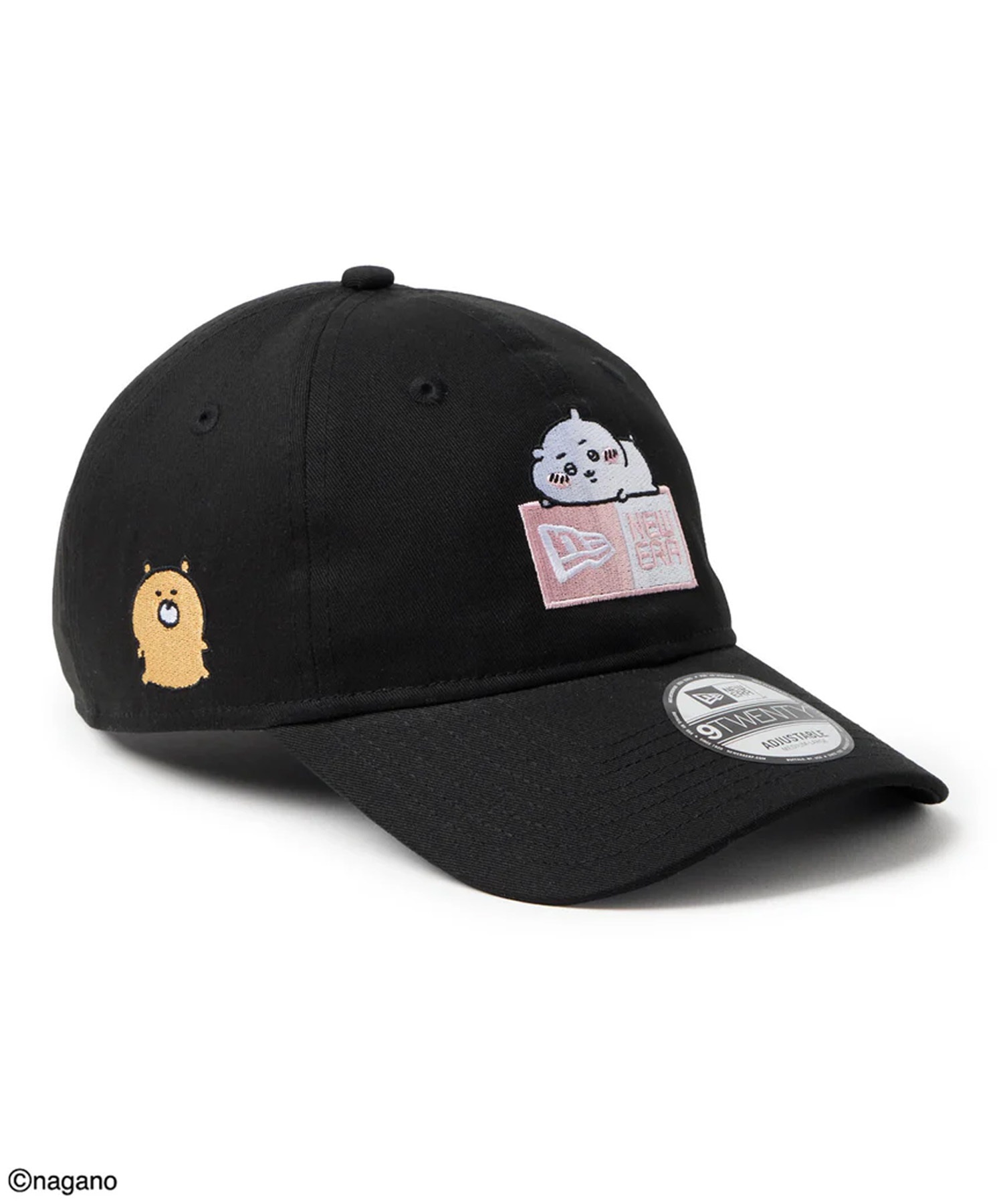 NEW ERA ニューエラ キャップ 9TWENTY ちいかわ ボックスロゴ ブラック