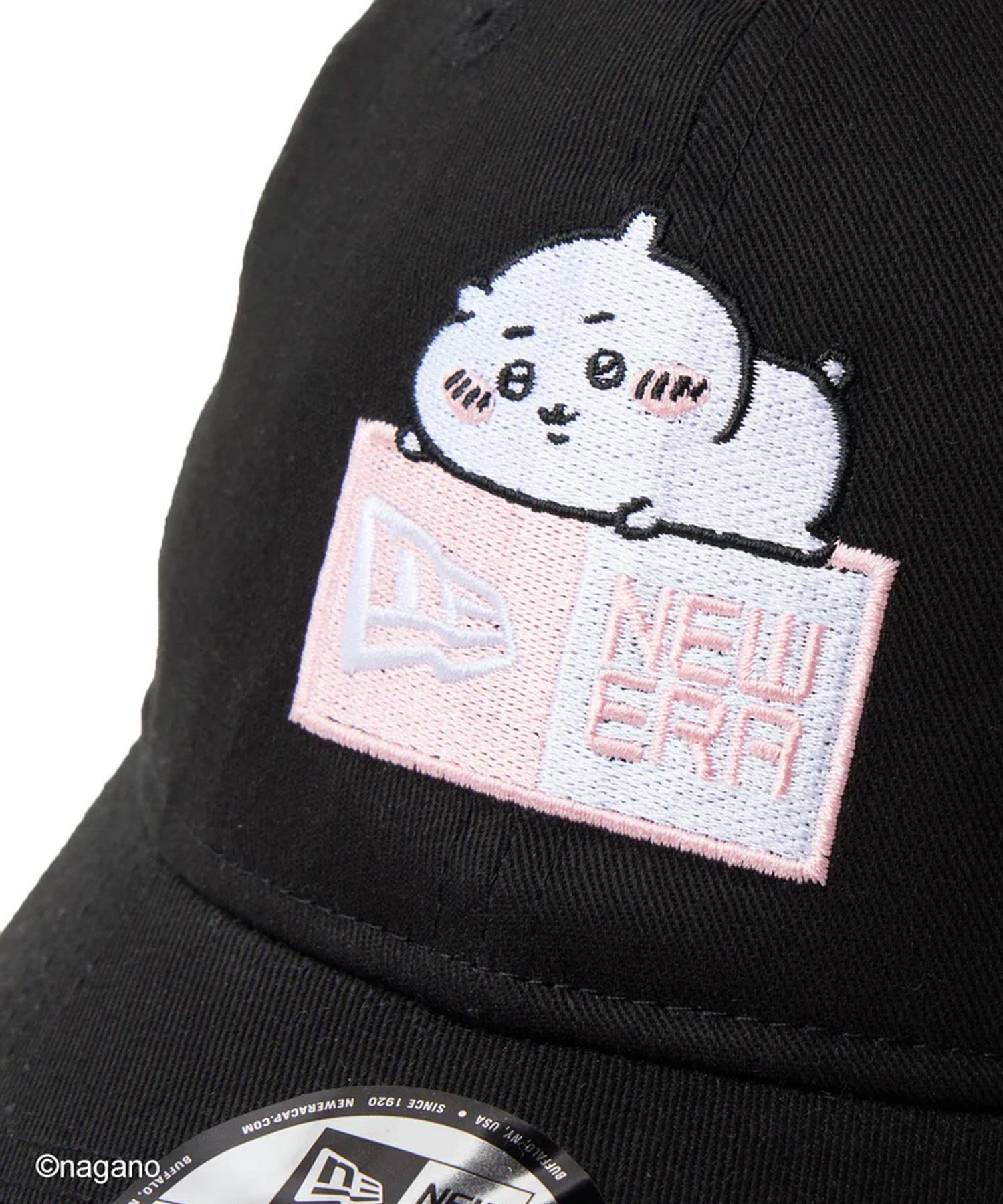 NEW ERA ニューエラ キャップ 9TWENTY ちいかわ ボックスロゴ ブラック