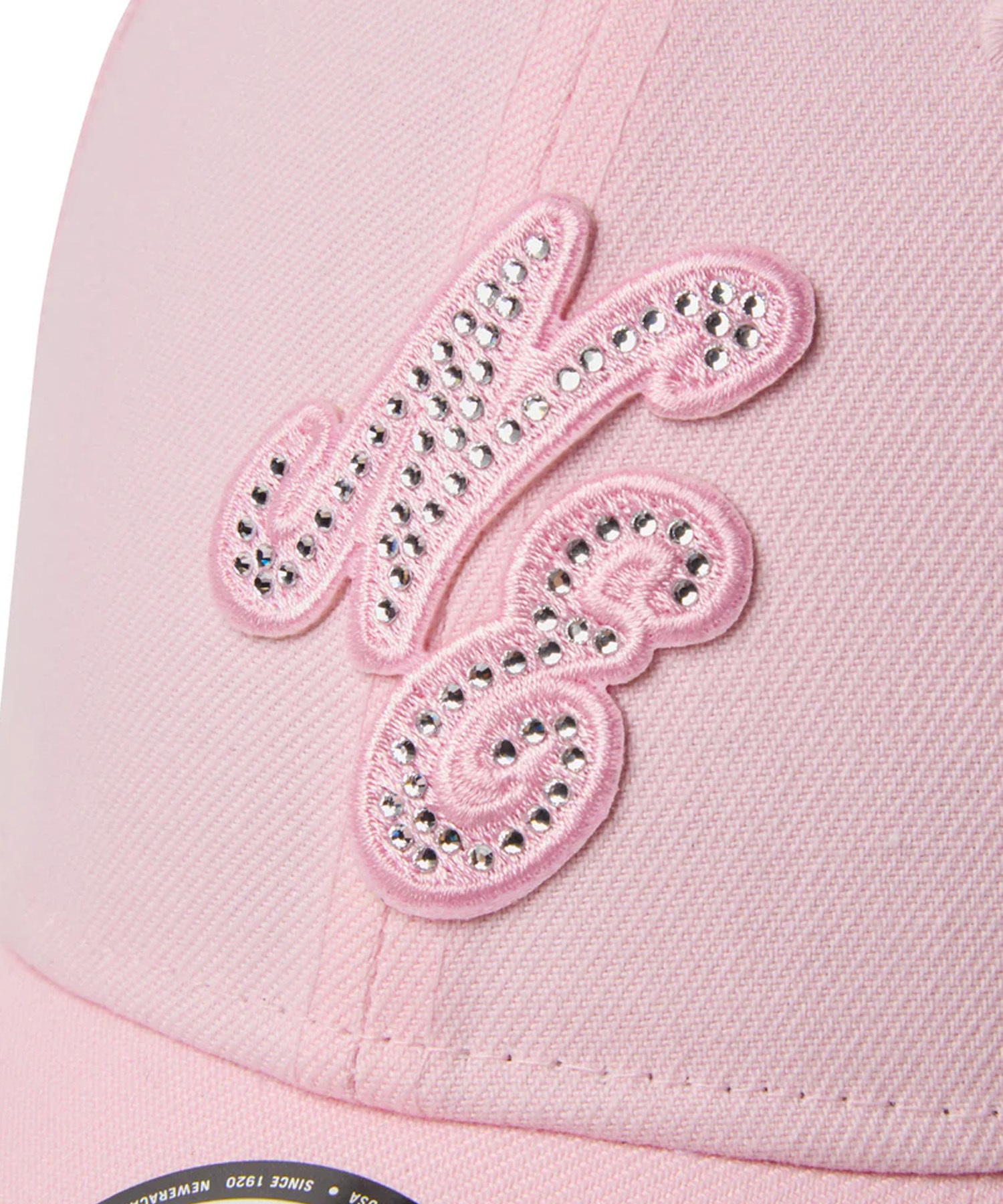 New Era ラインストーンロゴベースボールキャップ NEW ERA ニューエラ キャップ 帽子 9FORTY Rhinestone ラインストーン