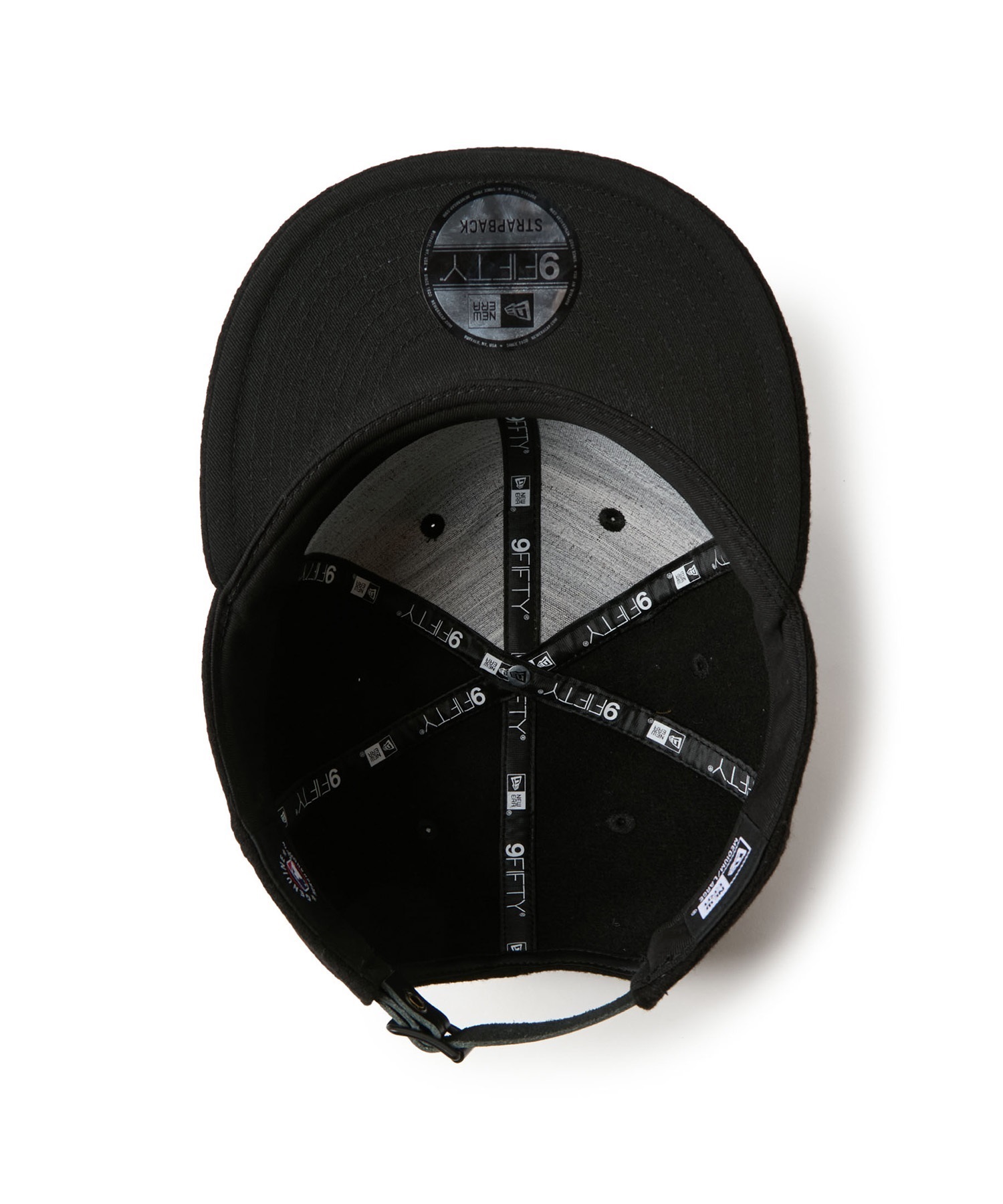 NEW ERA ニューエラ キャップ 9FIFTY レザーストラップ MLB Wool