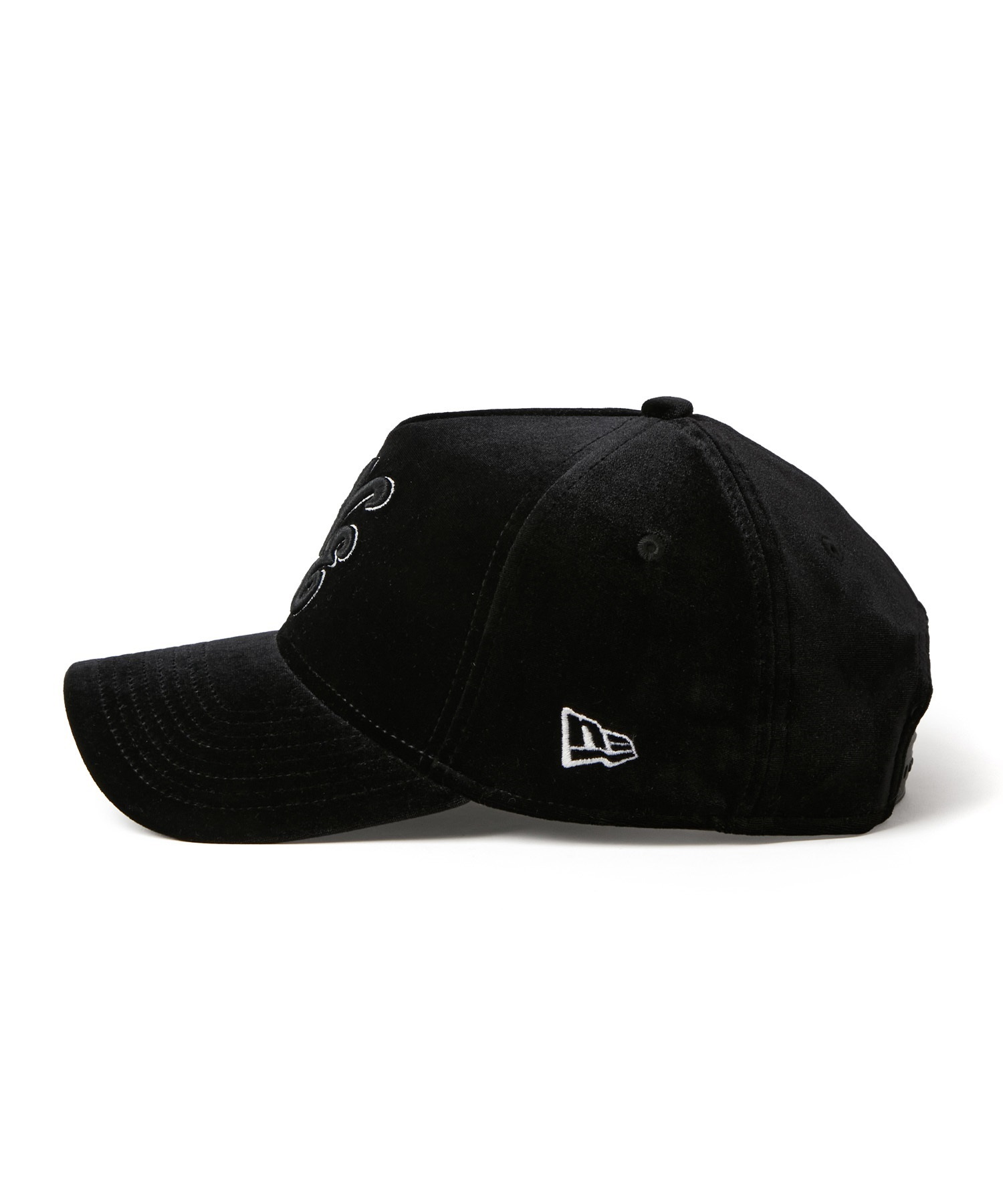 ♡増えるごとに一定まで値下げ中。フェトウス fotus キメラキャップ　帽子　黒 NEW ERA ニューエラ キャップ 9FORTY A-Frame Velvet ベルベット