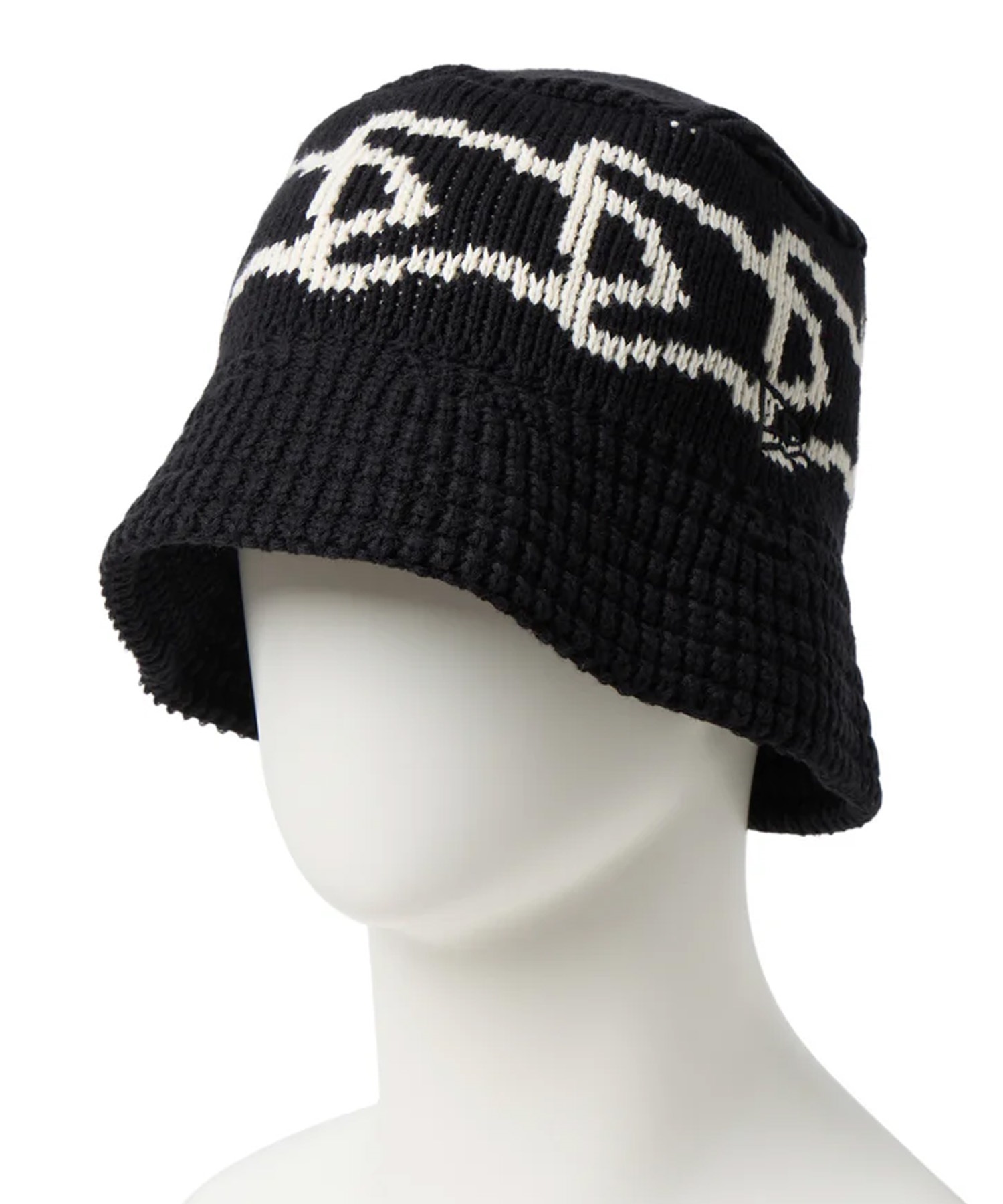 ウールバケハ NEW ERA ニューエラ バケットハット バケハ ニットバケット Flag Chain