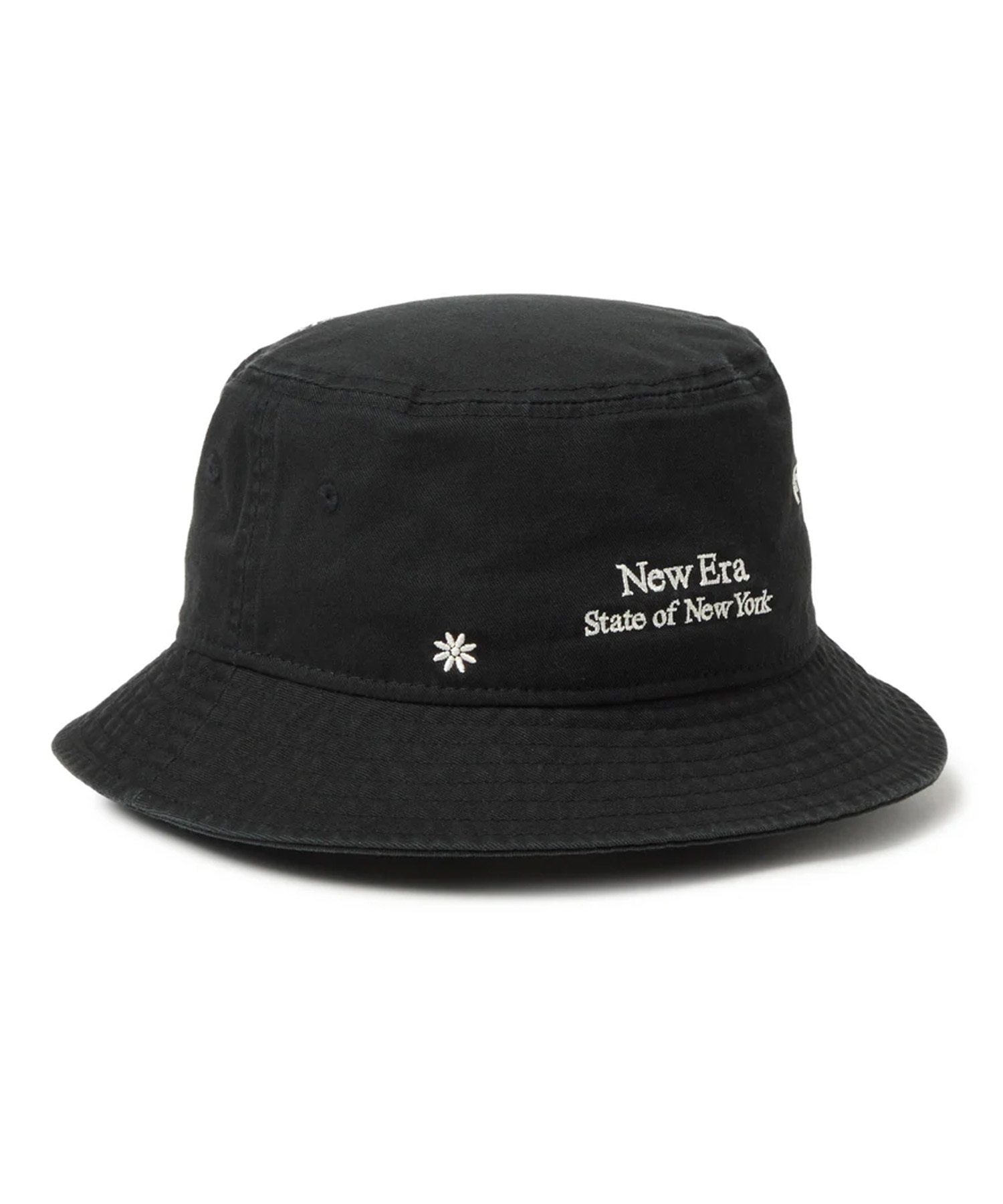 NEW ERA ニューエラ ハット バケット01 Flower Embroidery ブラック