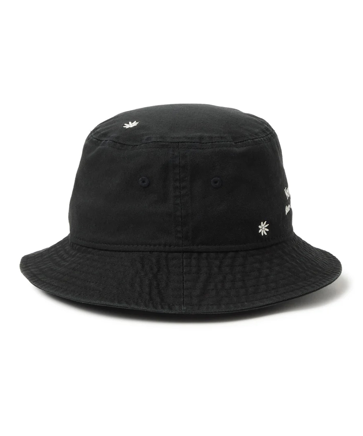 NEW ERA ニューエラ ハット バケット01 Flower Embroidery ブラック