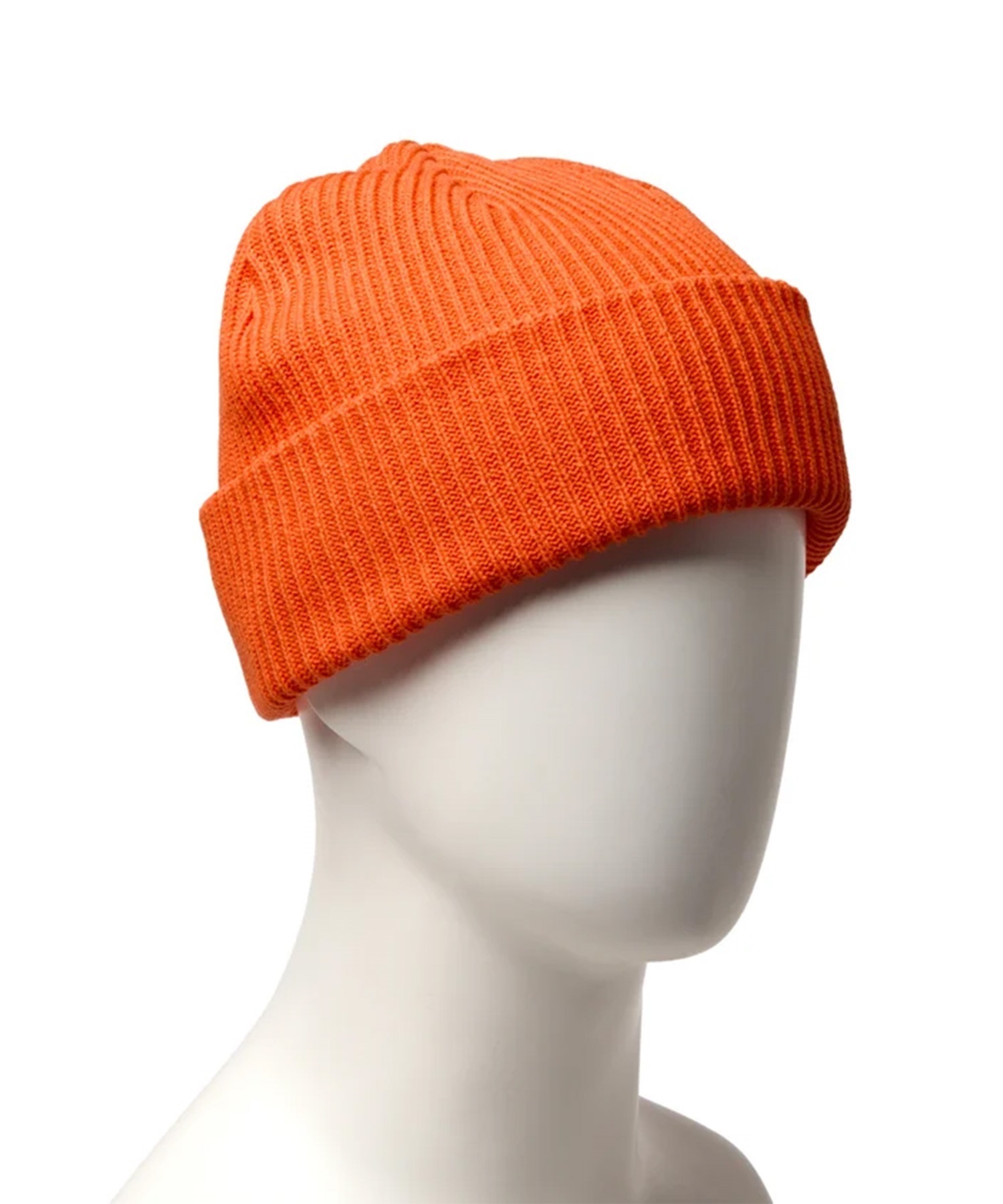 ひろし クロムハーツ ニット帽 ニットキャップ ネオンオレンジ NEW ERA ニューエラ ビーニー ニット帽 リブ カフニット ネオン