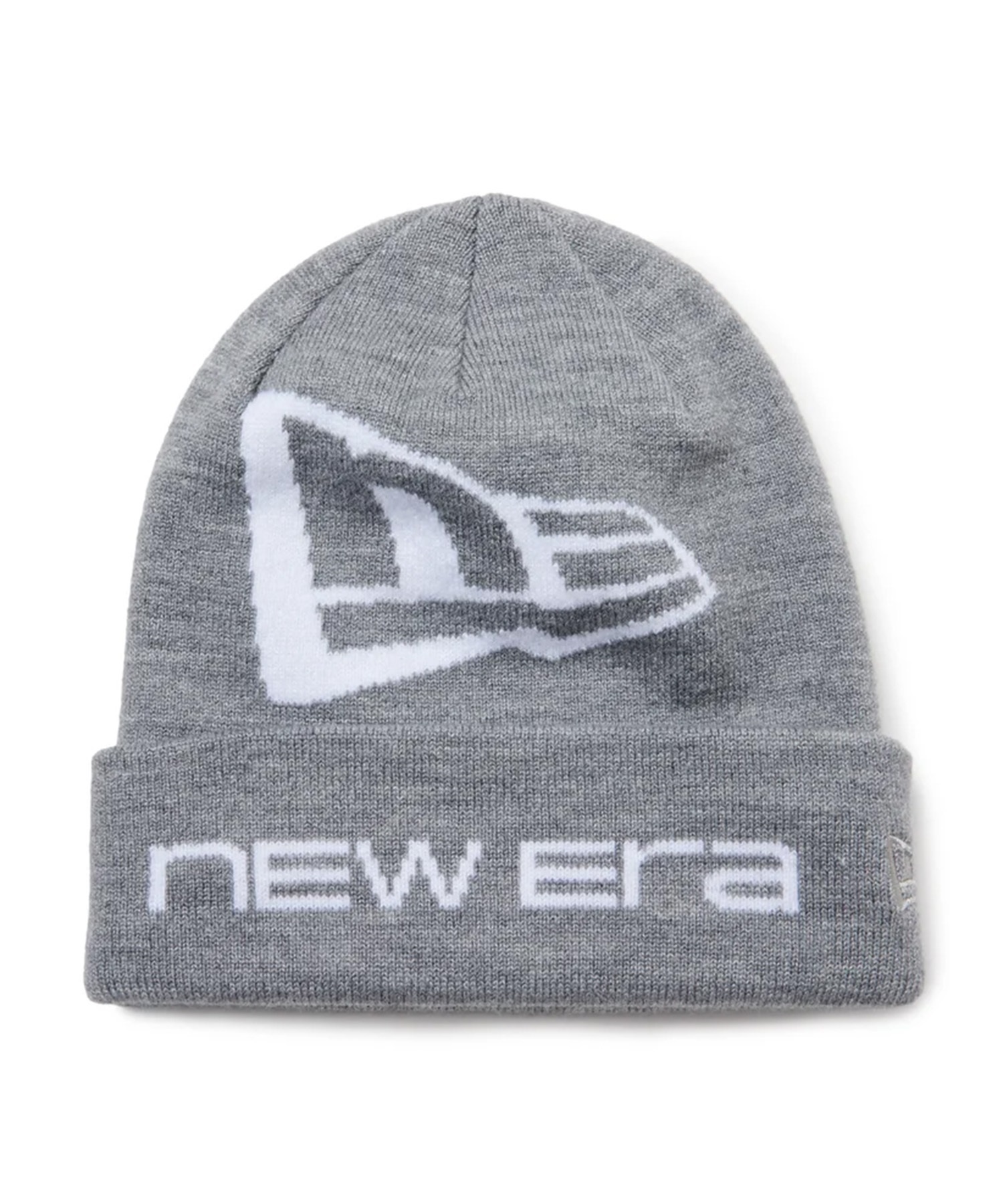   グレー ニット帽 M NEW ERA ニューエラ ビーニー ニット帽 ベーシック カフニット Box