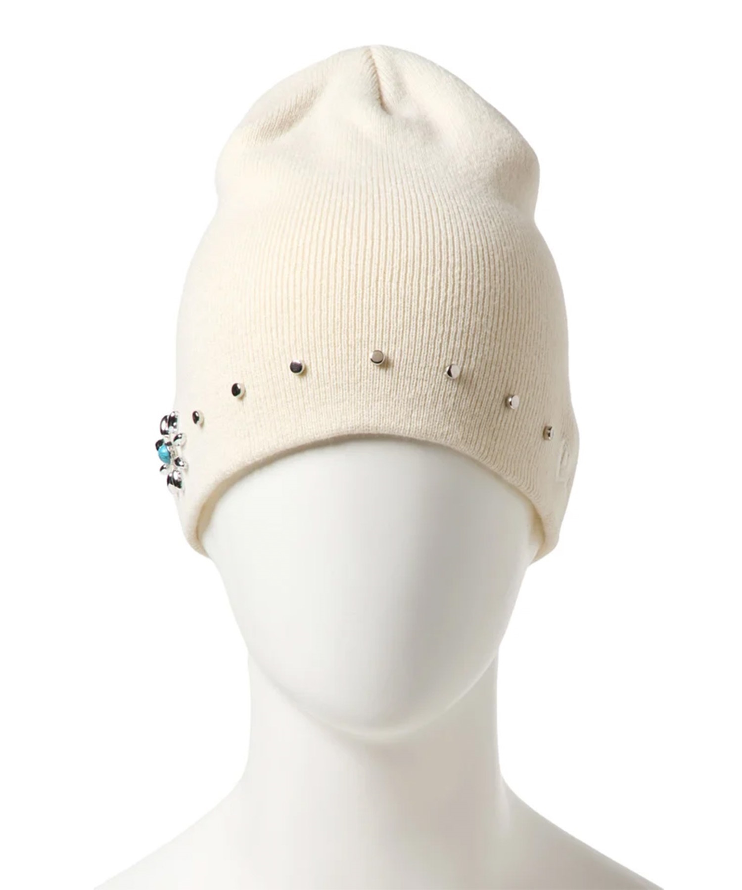 NEW ERA ニューエラ ビーニー ニット帽 BASIC BEANIE STUDS ホワイト