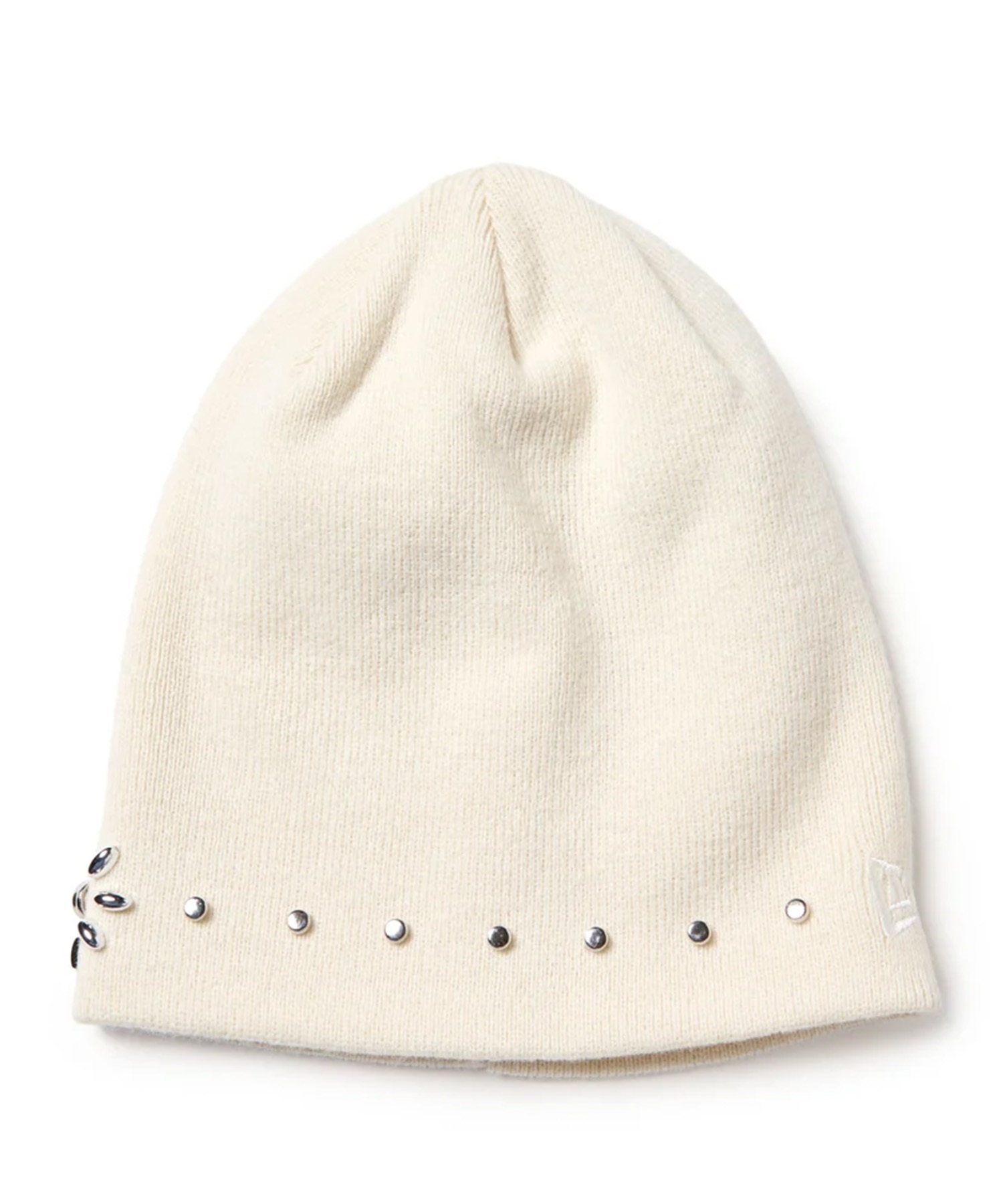 NEW ERA ニューエラ ビーニー ニット帽 BASIC BEANIE STUDS ホワイト