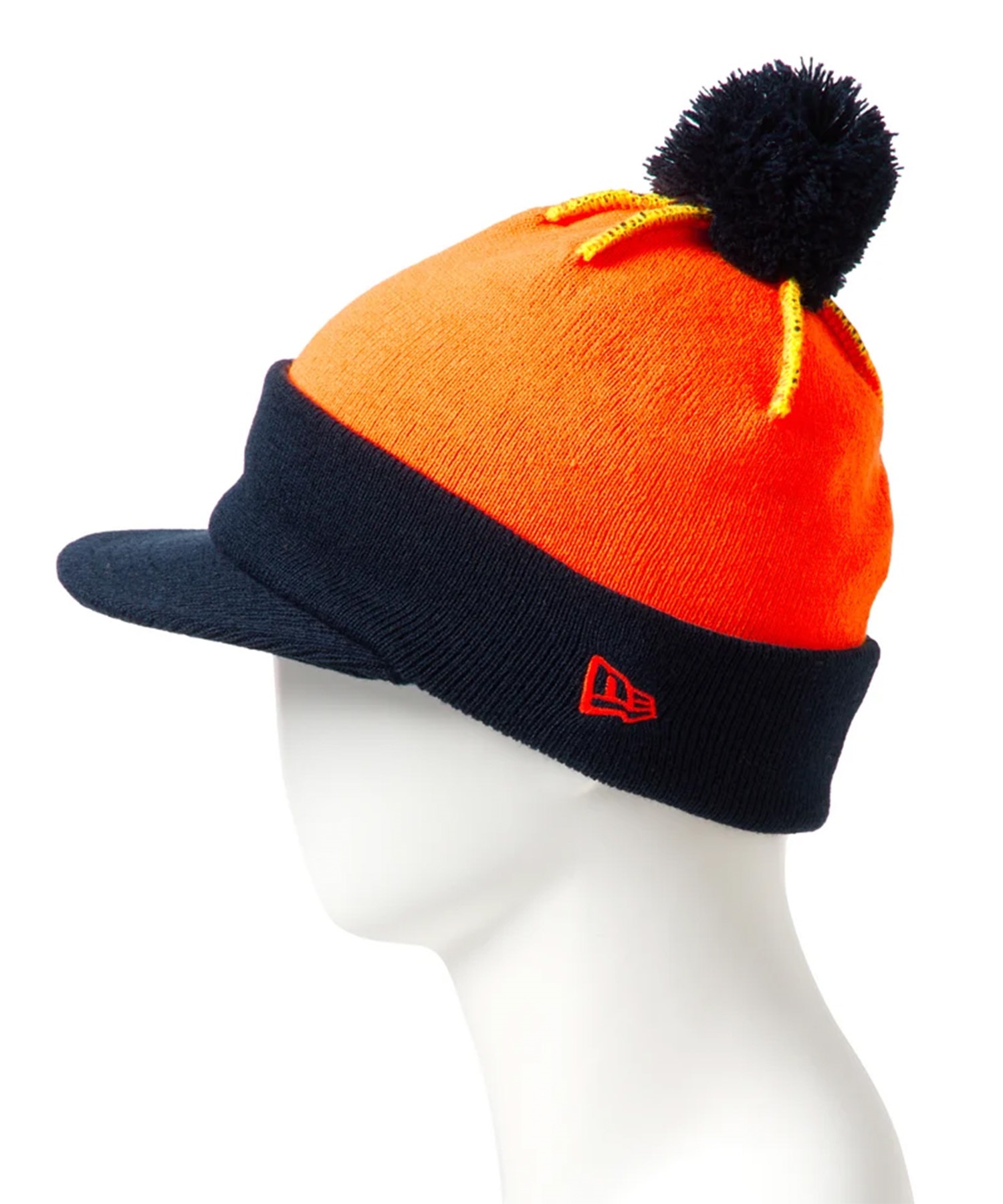 NEW ERA ニューエラ ビーニー ニットキャップ POM PON VISOR KNIT GORO