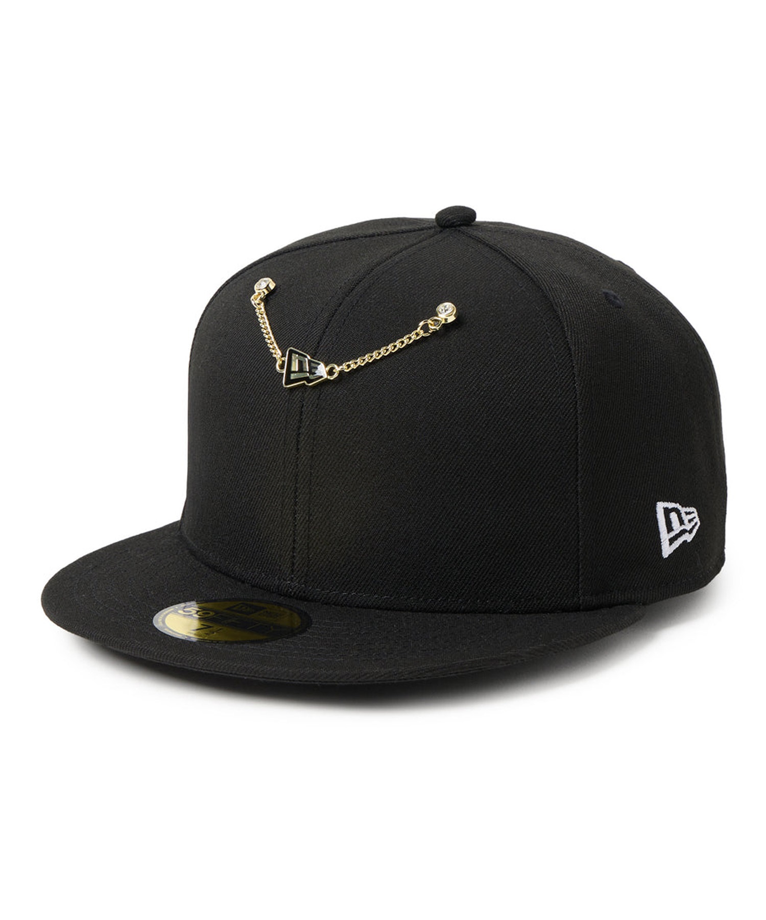 NEW ERA ニューエラ キャップアクセサリー チェーン Flagロゴ ゴールド