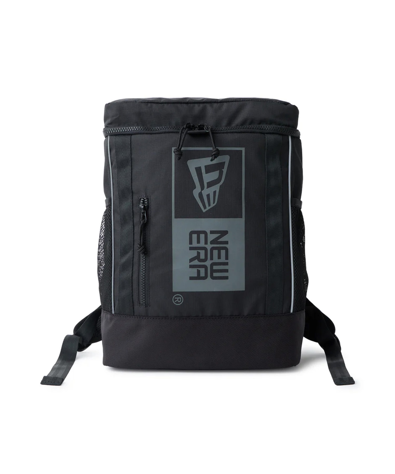 NEW ERA ニューエラ バックパック リュック キッズ ジュニア 子供 Youth ボックスパック 16L NEW ERAロゴ ブラック リフレクトシルバー 14750829(BLK-FREE)