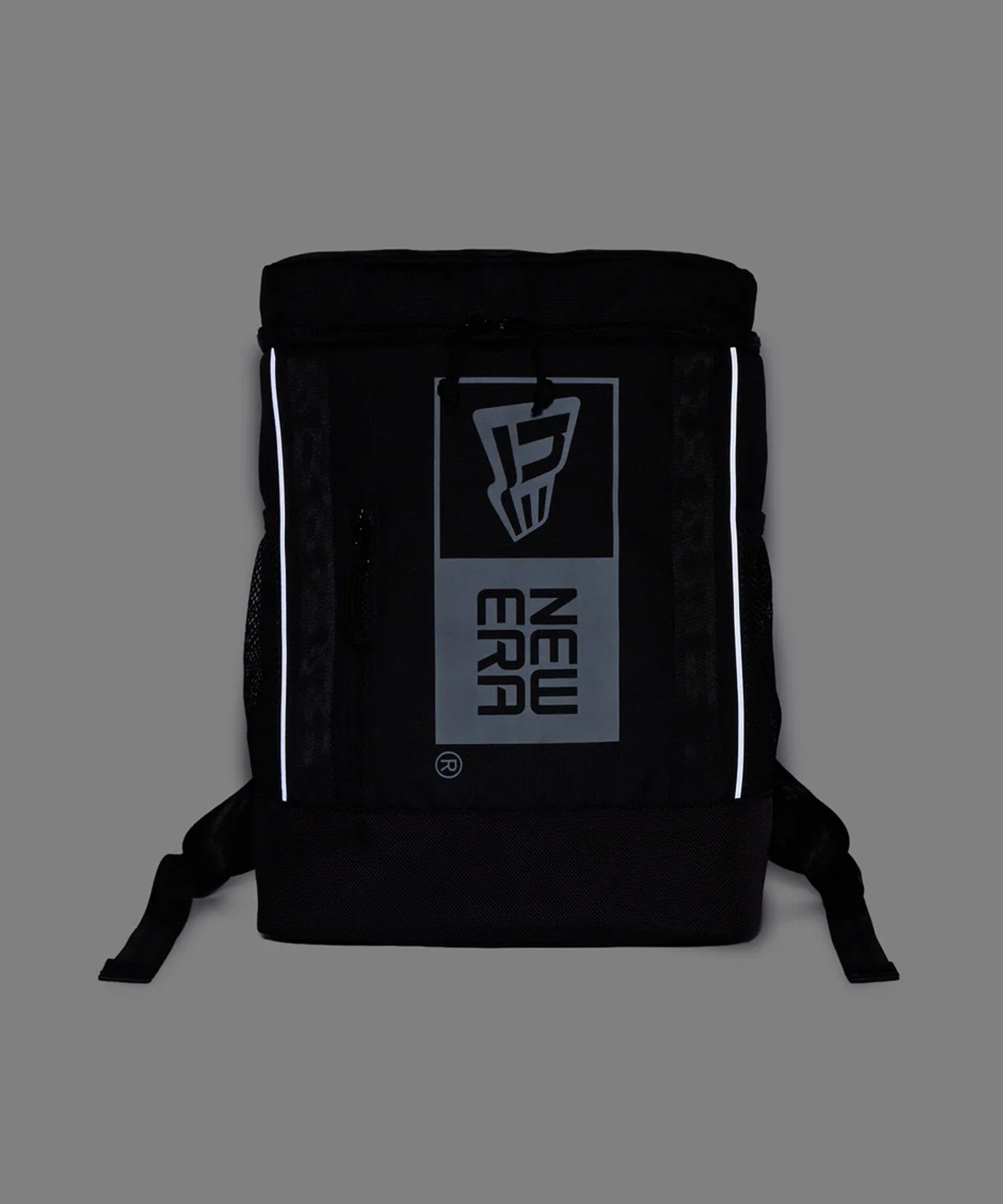 NEW ERA ニューエラ バックパック リュック キッズ ジュニア 子供 Youth ボックスパック 16L NEW ERAロゴ ブラック リフレクトシルバー 14750829(BLK-FREE)