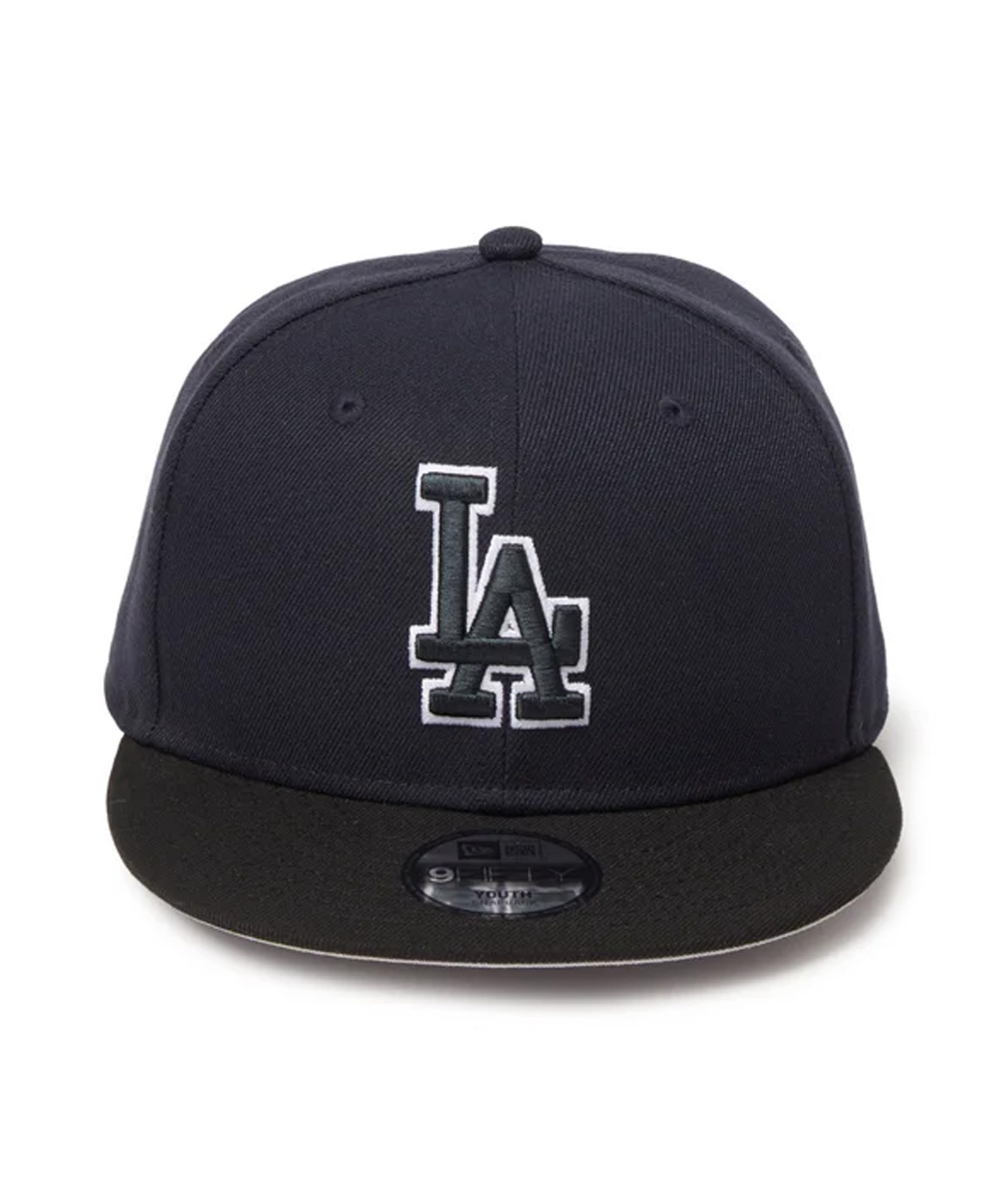 NEW ERA ニューエラ キャップ キッズ ジュニア 子供 Youth 9FIFTY MLB Glow in the Dark ロサンゼルス・ドジャース ネイビー ブラック 14746975(NVY-YOUTH)