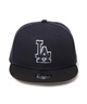 NEW ERA ニューエラ キャップ キッズ ジュニア 子供 Youth 9FIFTY MLB Glow in the Dark ロサンゼルス・ドジャース ネイビー ブラック 14746975(NVY-YOUTH)