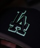 NEW ERA ニューエラ キャップ キッズ ジュニア 子供 Youth 9FIFTY MLB Glow in the Dark ロサンゼルス・ドジャース ネイビー ブラック 14746975(NVY-YOUTH)